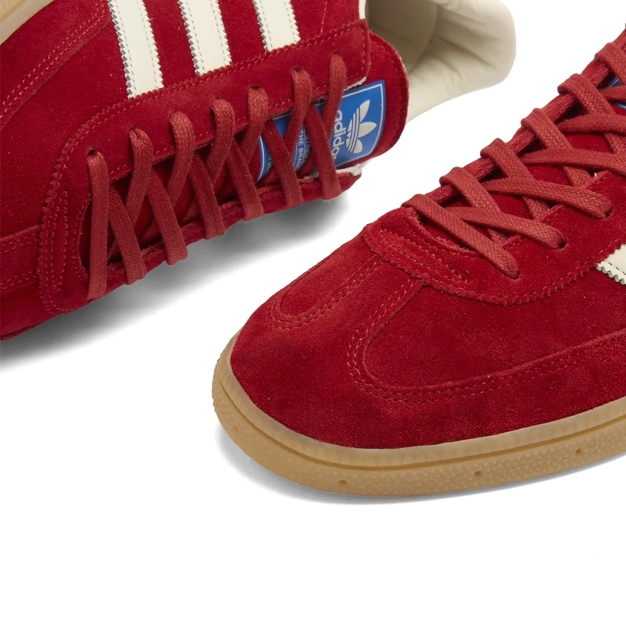 Adidas Men's Handball Spezial Made in Germany Sneaker Equipment Red/Off White/Gum
