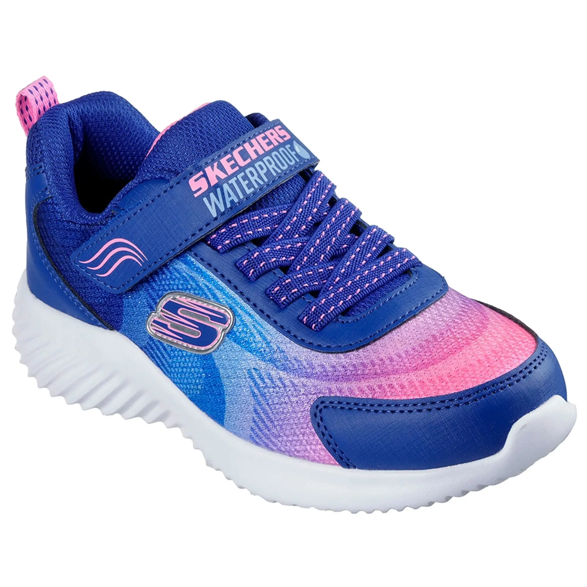 Skechers Girls Bounder - Hydra Cool Sneaker in Navy Blue