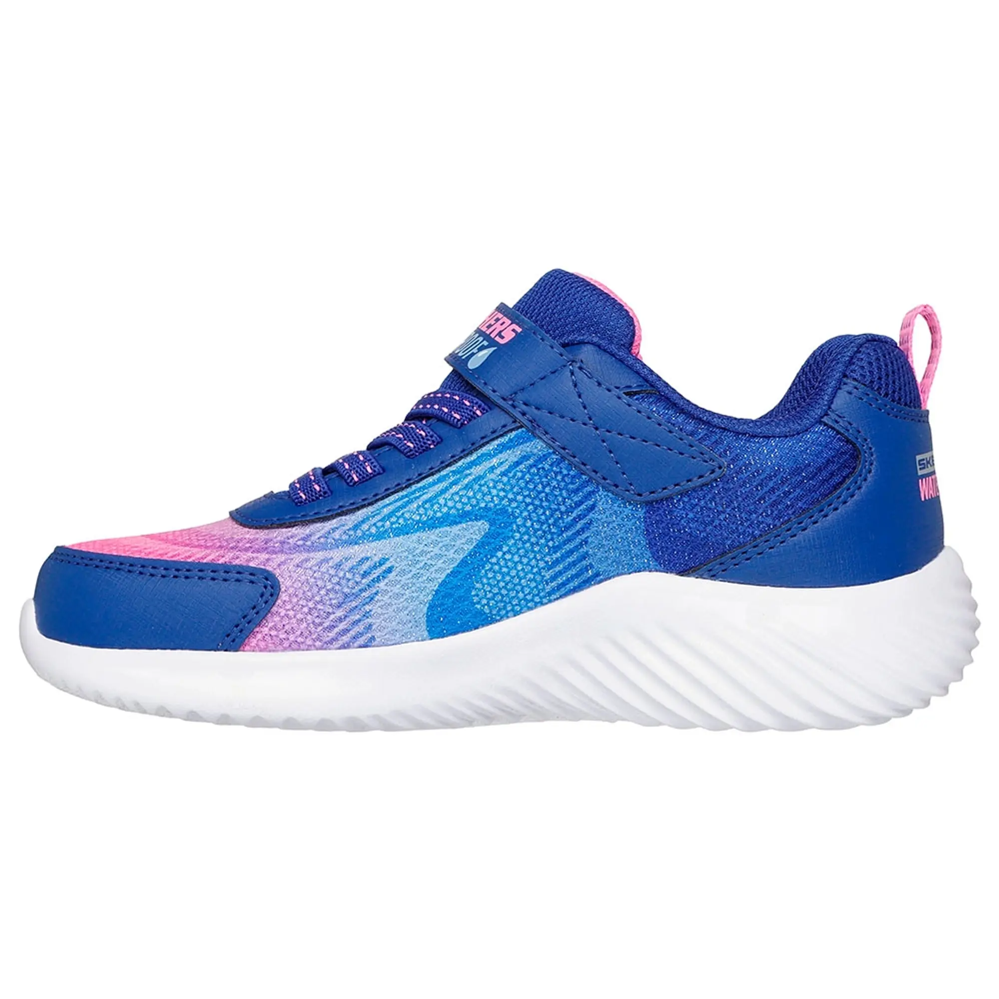 Skechers Girls Bounder - Hydra Cool Sneaker in Navy Blue