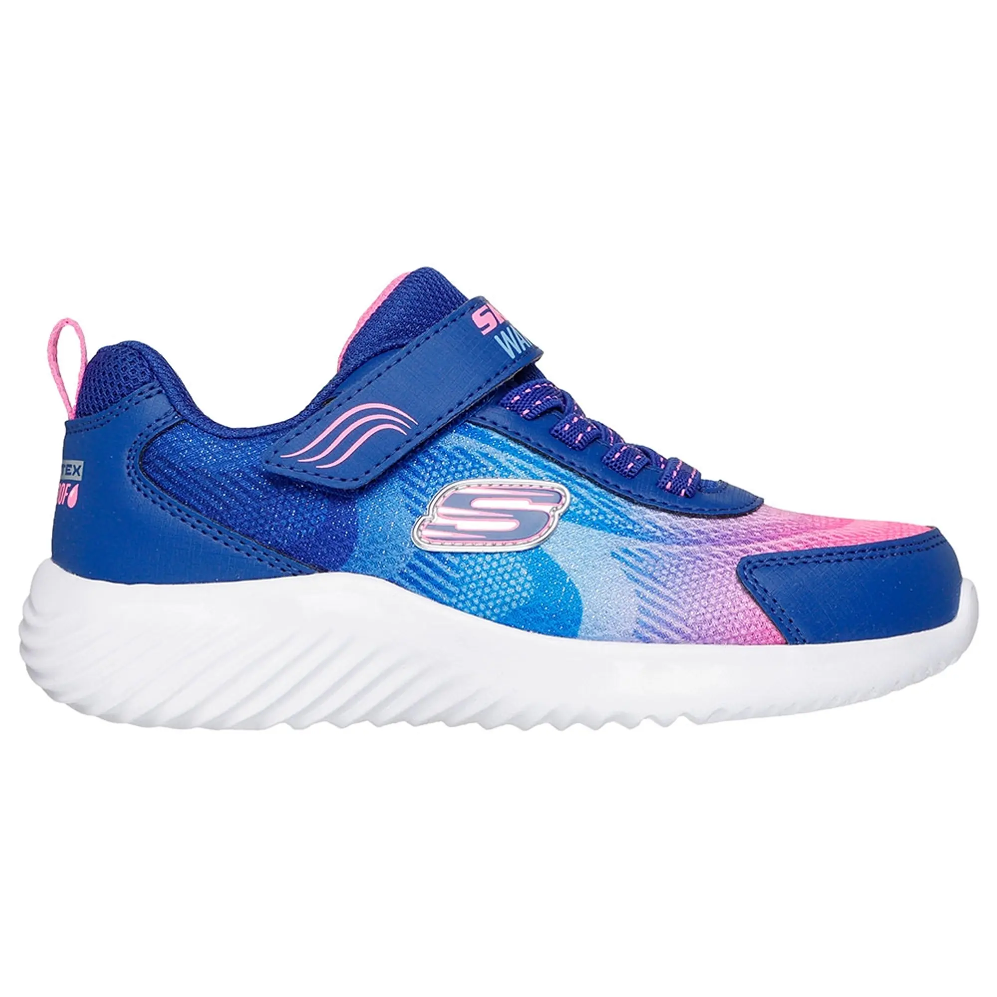 Skechers Girls Bounder - Hydra Cool Sneaker in Navy Blue