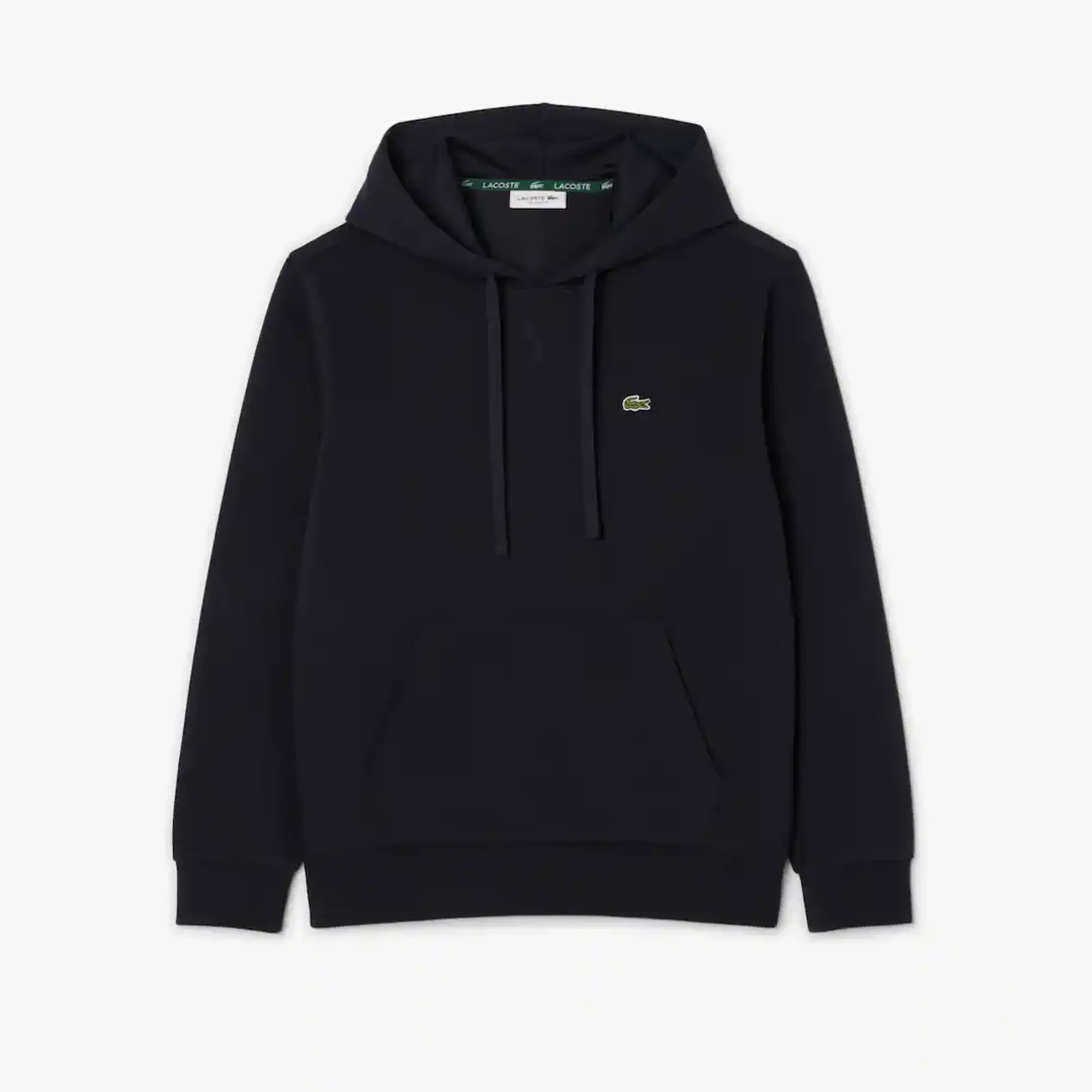 Lacoste Piqué Hoodie - Navy Blue