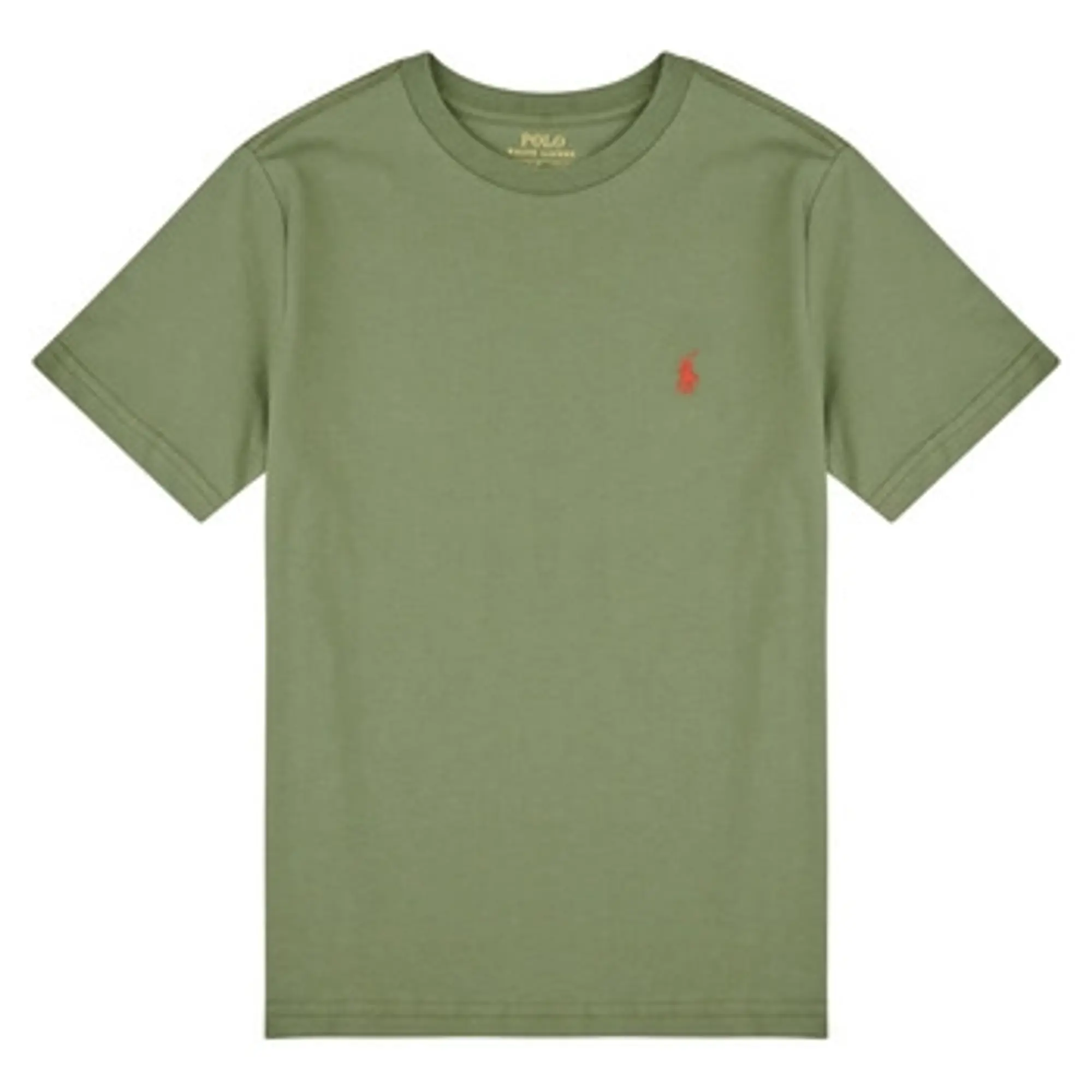 Polo Ralph Lauren  SS CN-TOPS-T-SHIRT  girls's Children's T shirt in Kaki