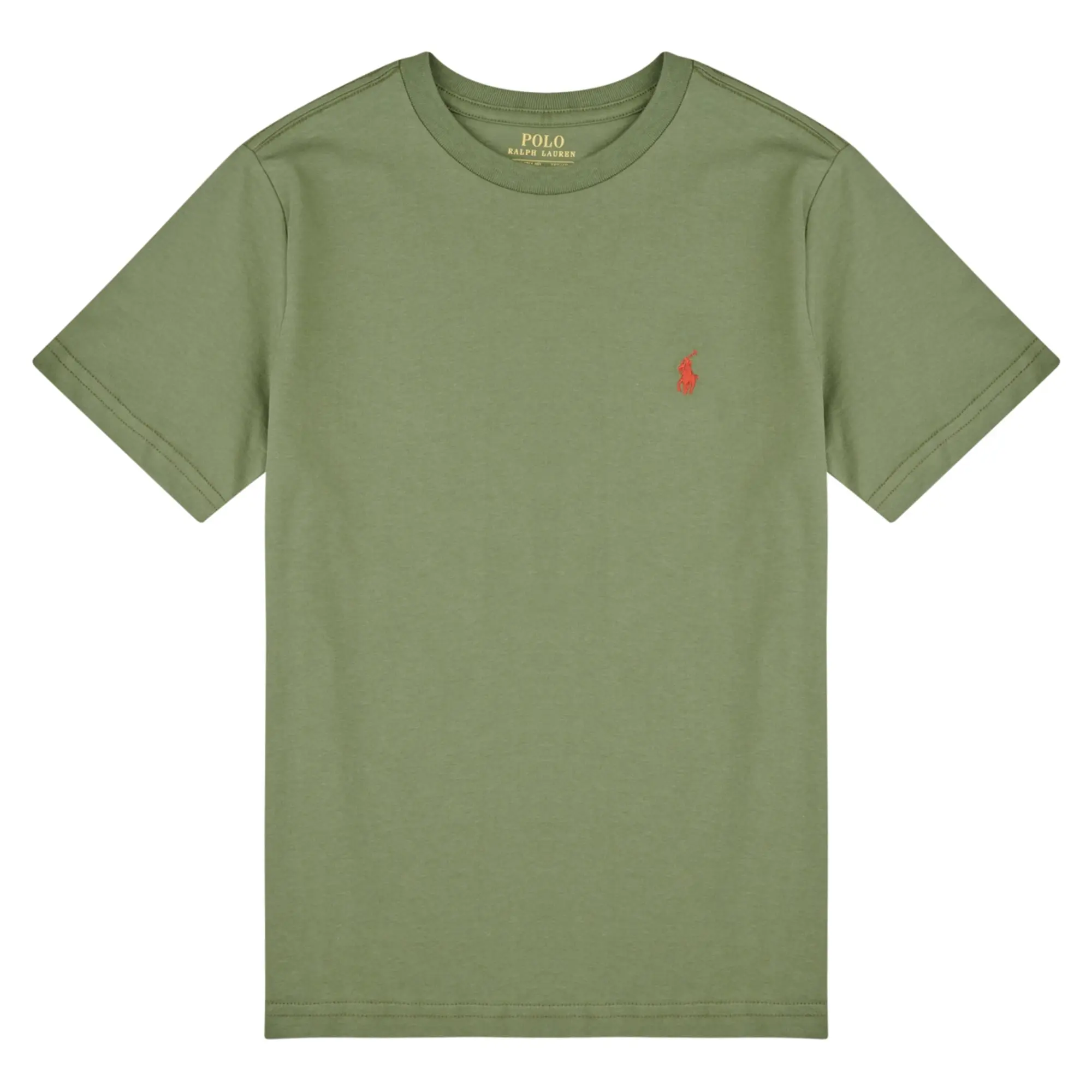 Polo Ralph Lauren  SS CN-TOPS-T-SHIRT  girls's Children's T shirt in Kaki