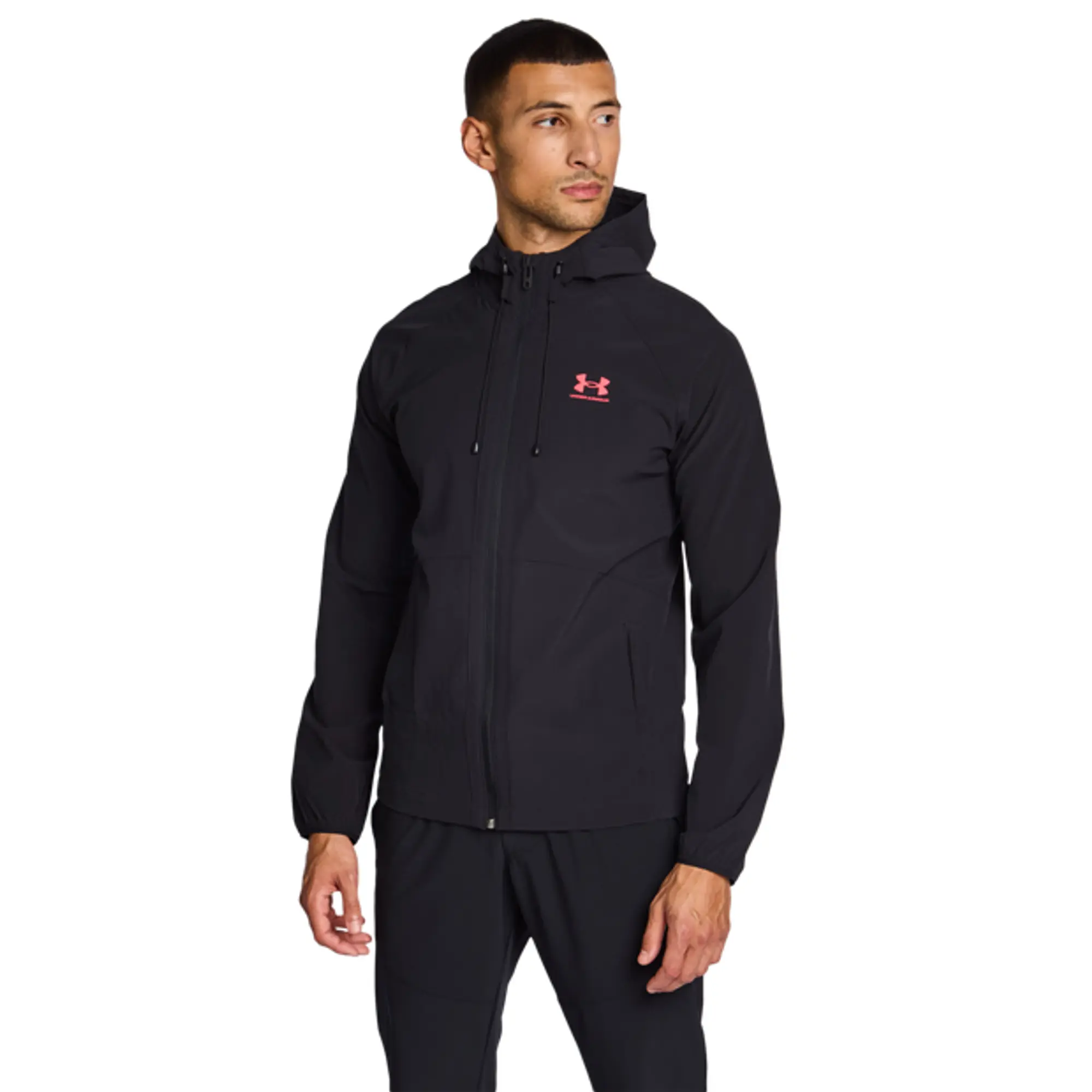 Under Armour Vibe Woven Men Track Tops - Black