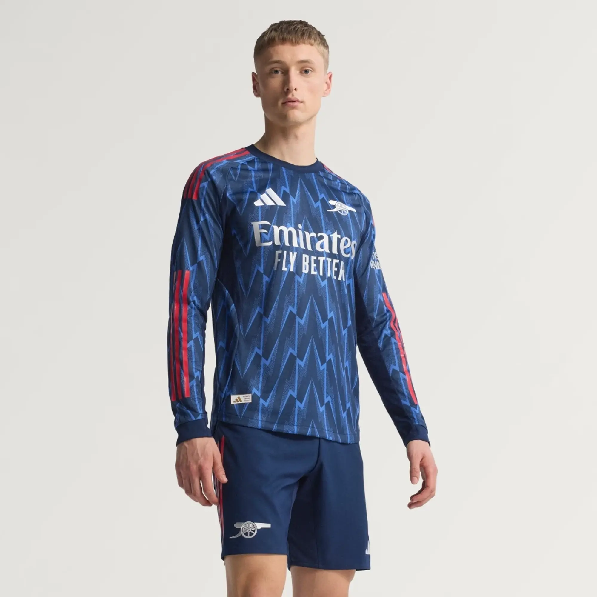 adidas Arsenal 25/26 Long Sleeve Away Authentic Jersey