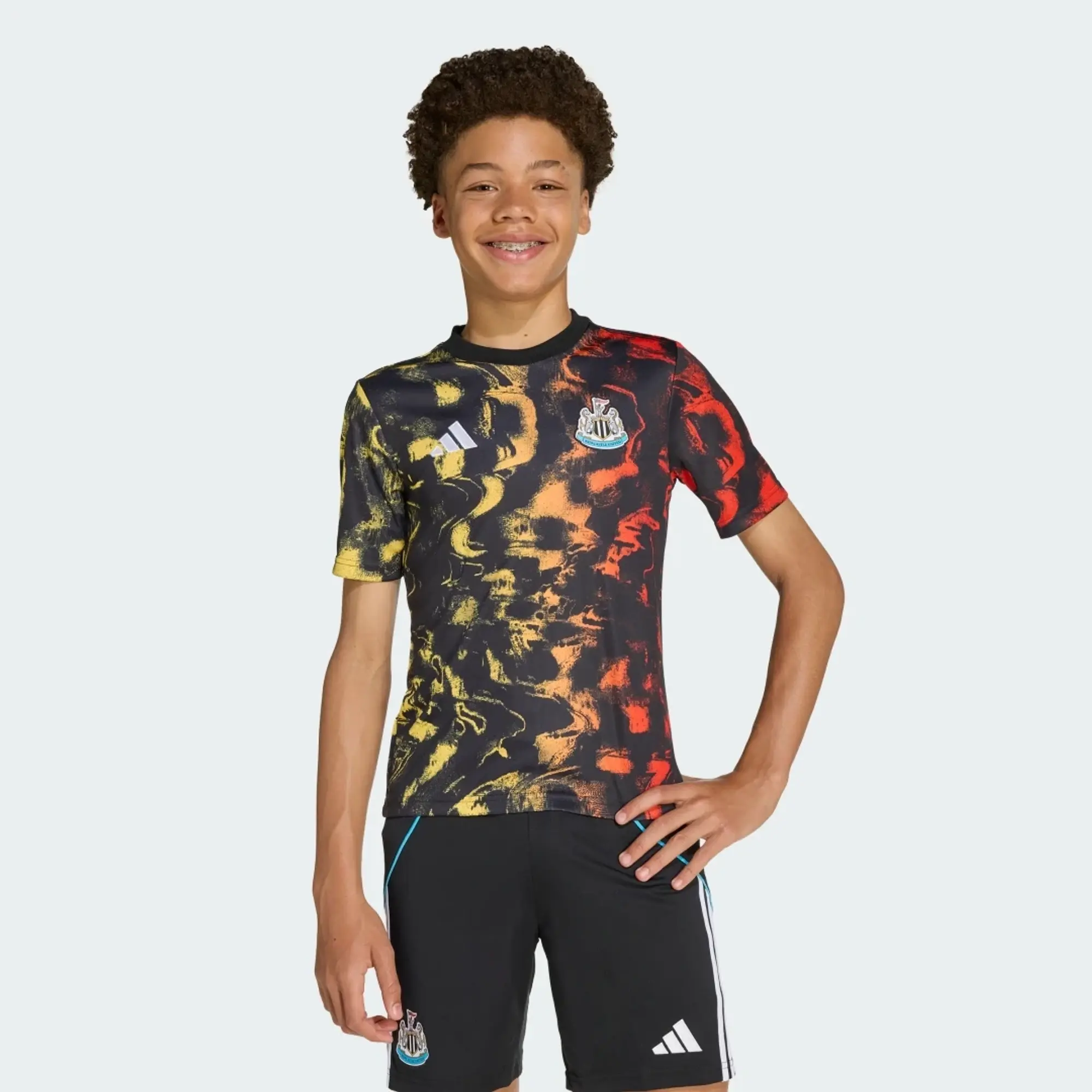 adidas Newcastle United FC 25/26 Pre-Match Jersey Kids