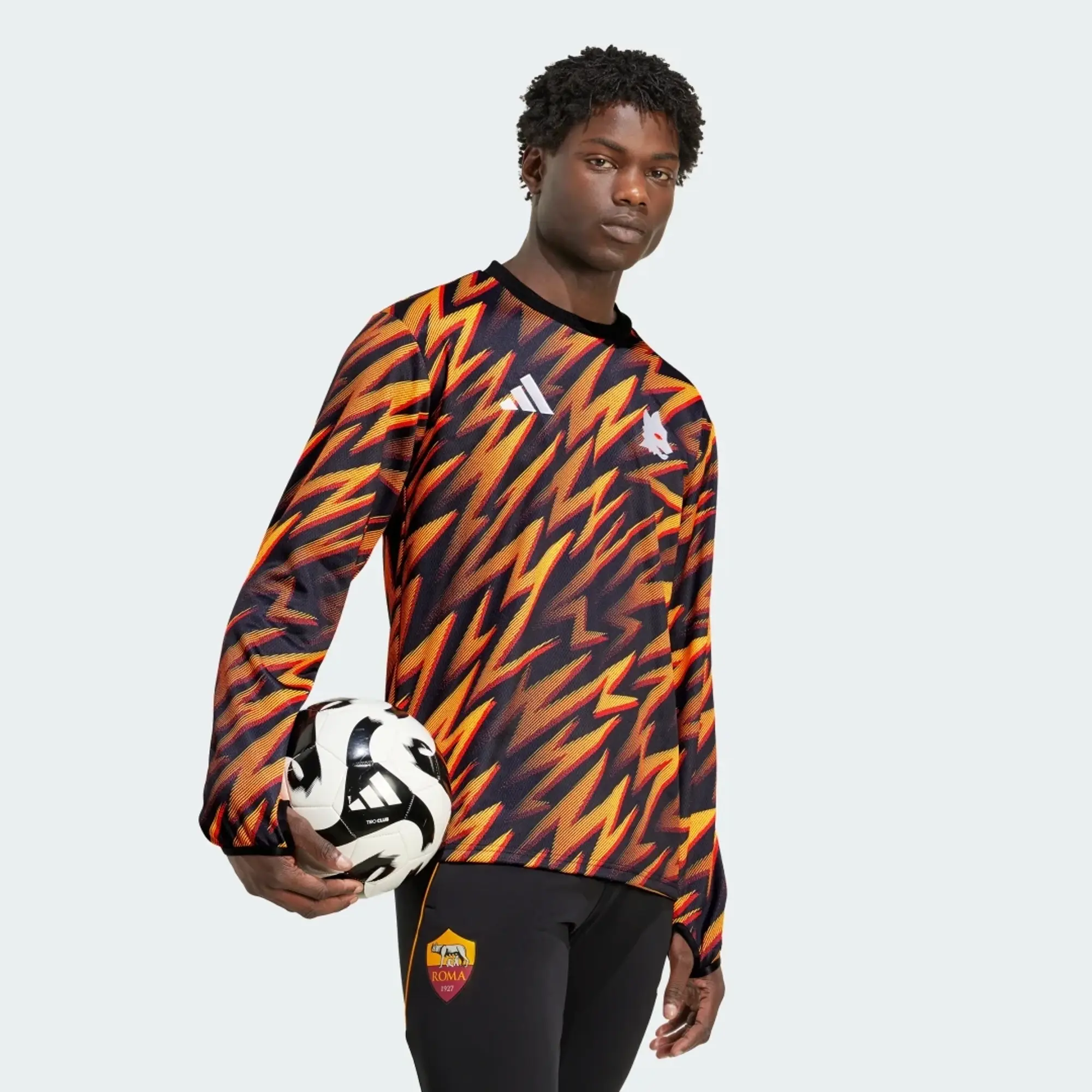 adidas AS Roma 25/26 Pre-Match Warm Top