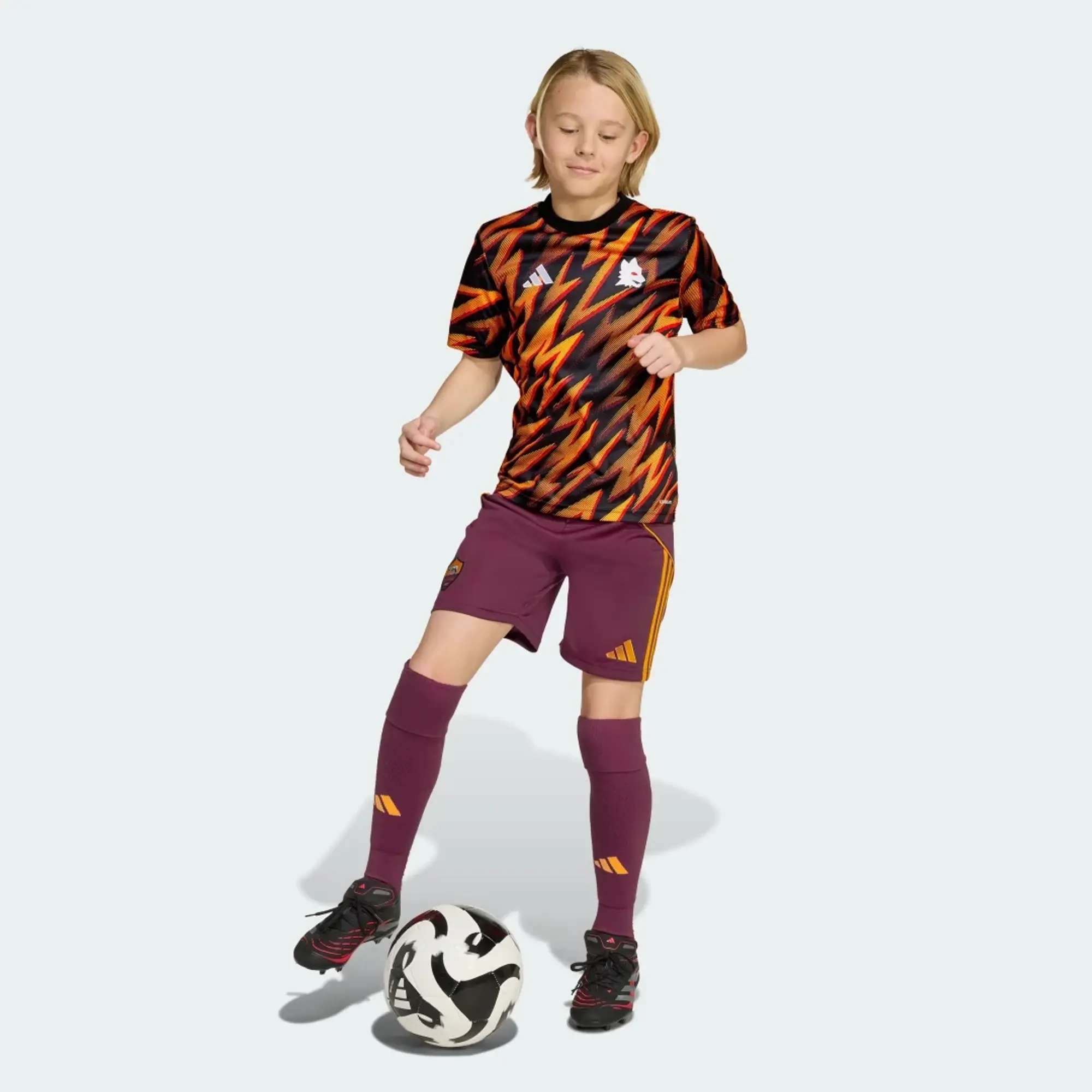 adidas AS Roma 25/26 Pre-Match Jersey Kids