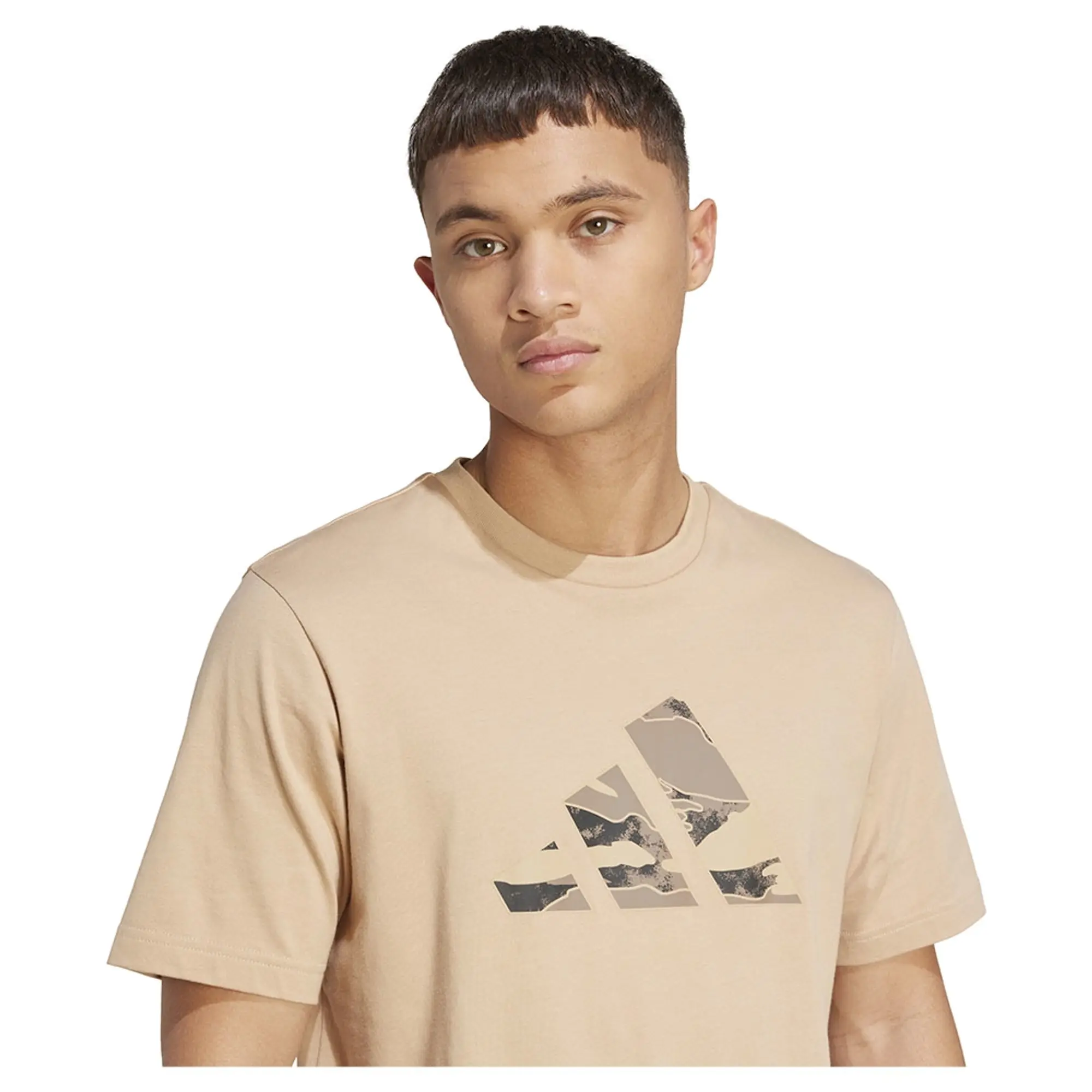 Adidas Camo Logo Graphic Short Sleeve T-shirt
