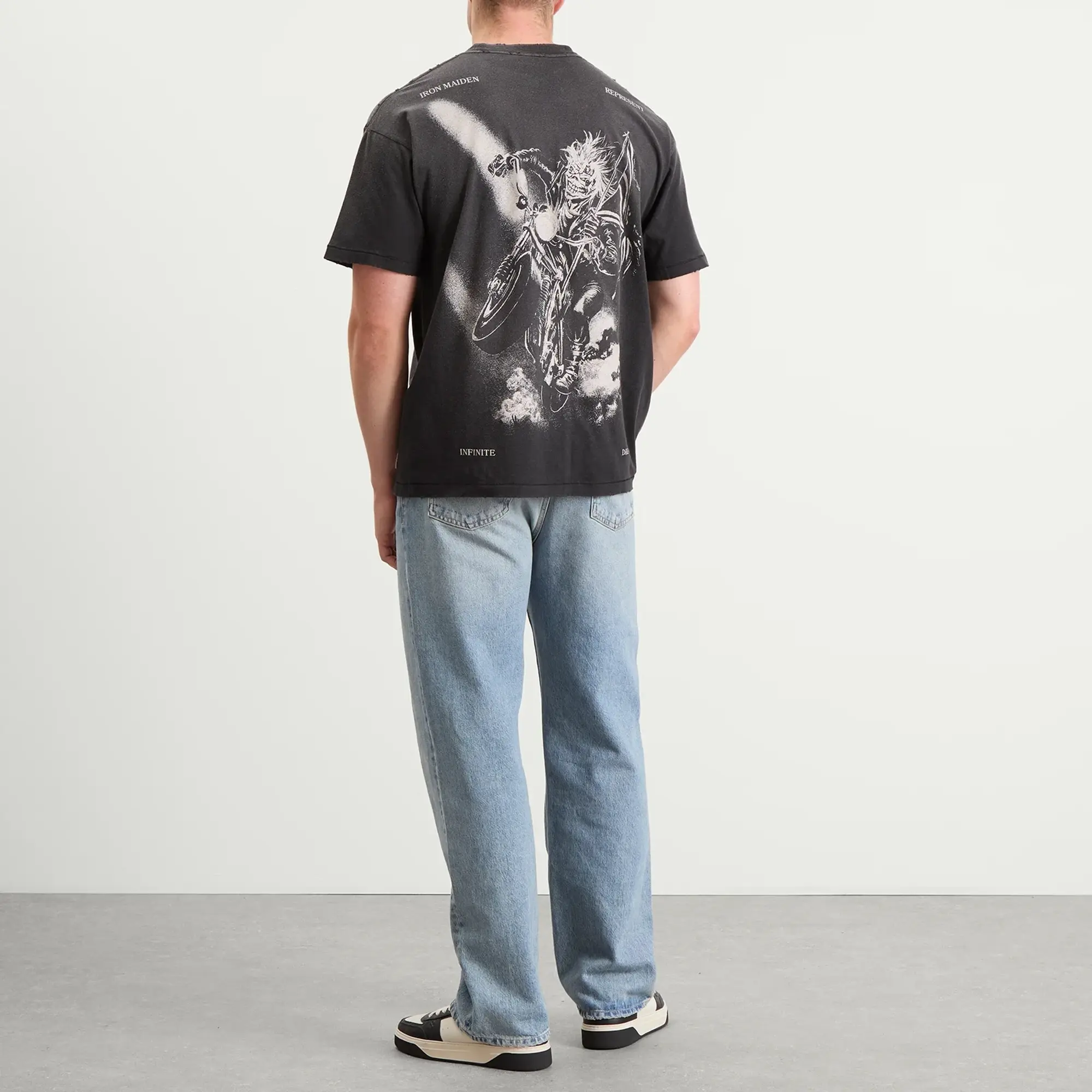 Represent Men's Iron Maiden Infinite Dream T-Shirt Aged Black