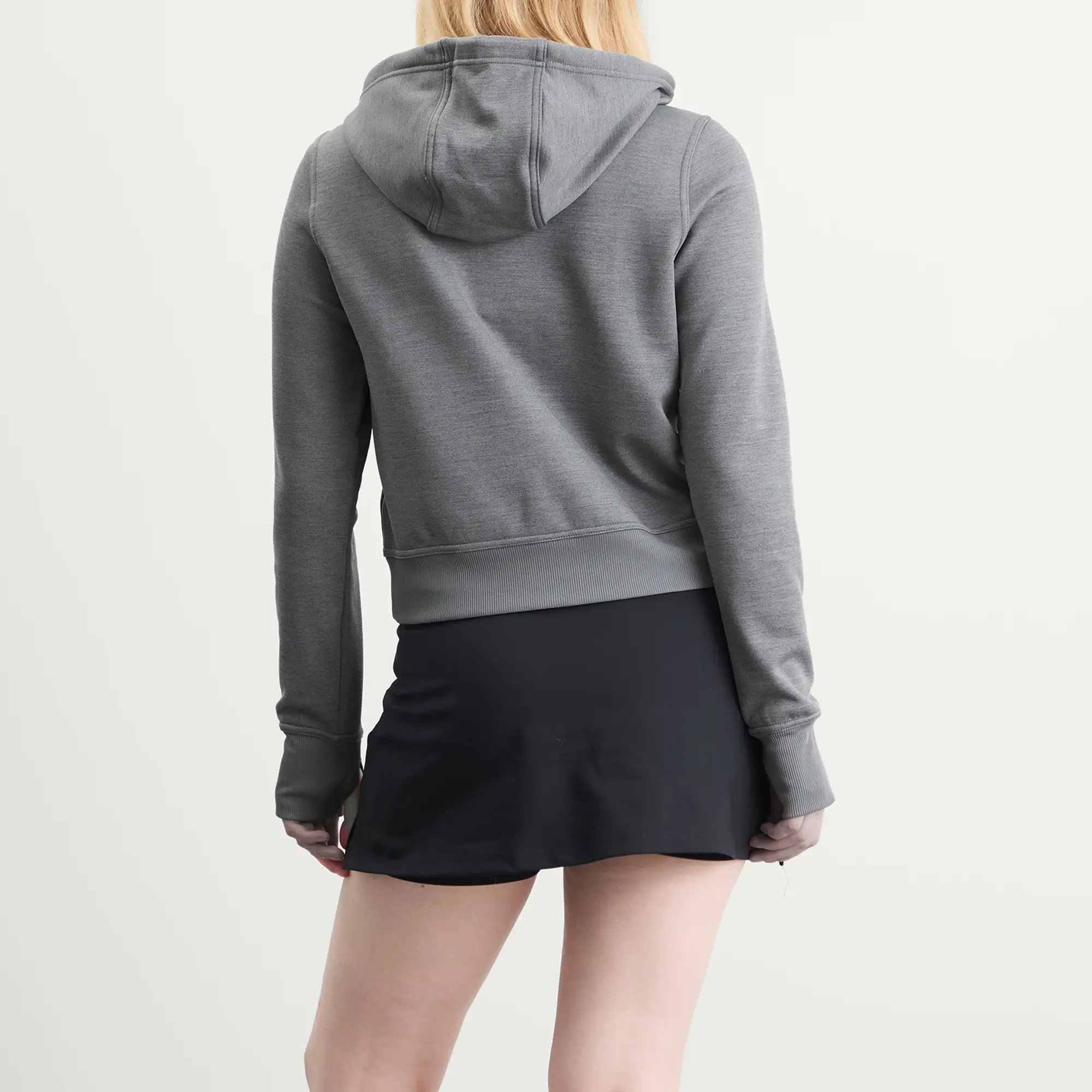 Nike Women's One Therma- Fit Hoodie Carbon Heather