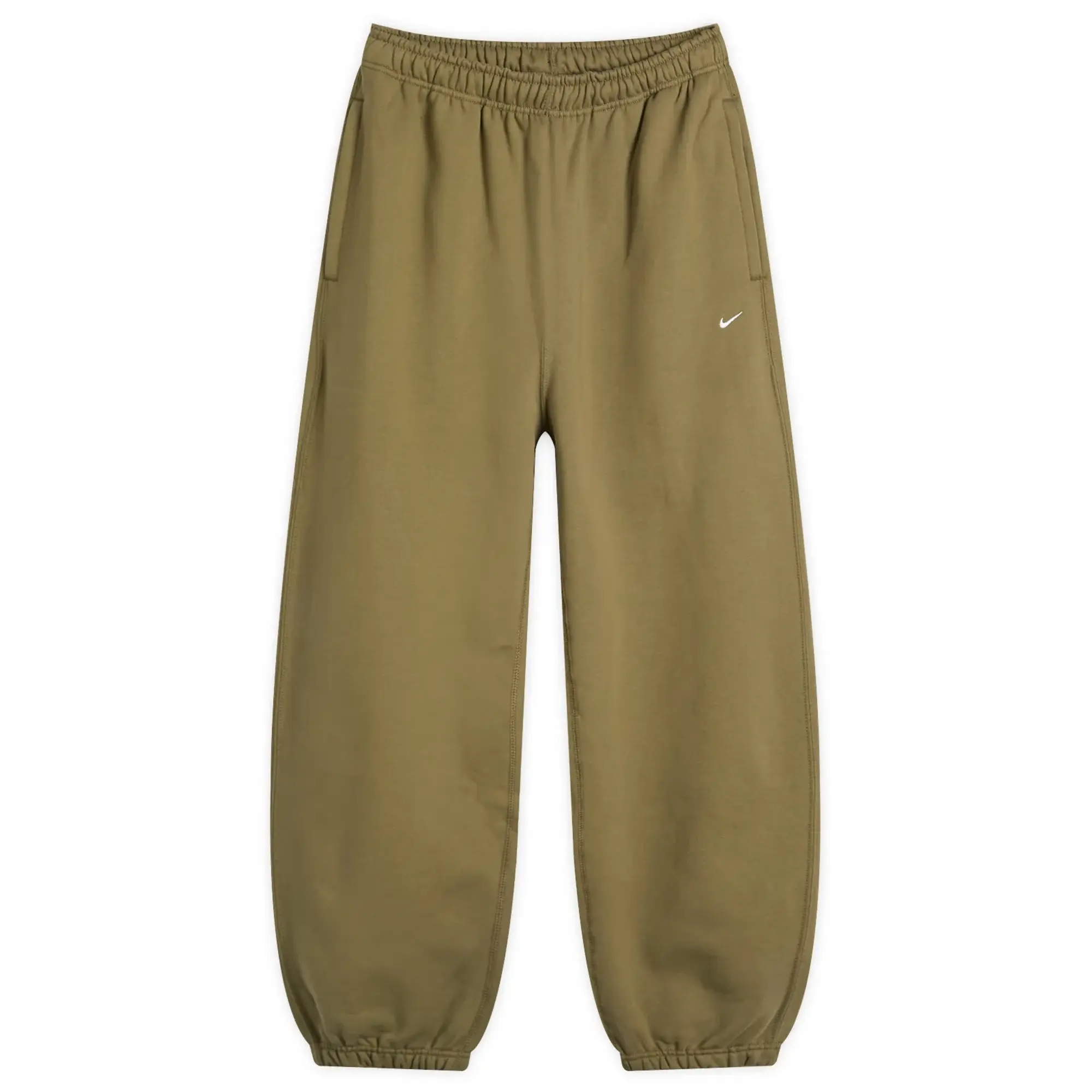 Nike Men's Solo Swoosh Cuff Pant Medium Olive/Medium Olive/White
