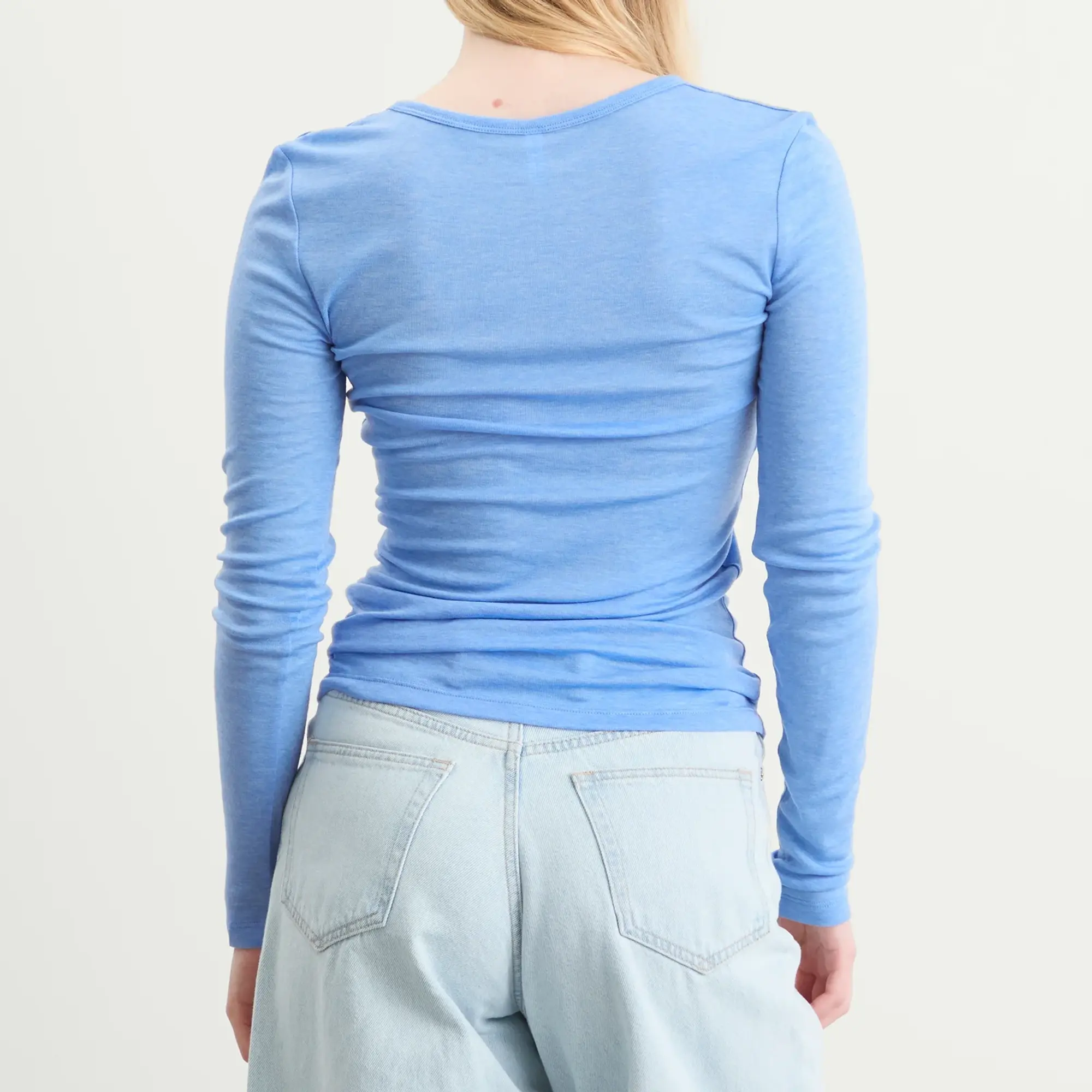 Samsøe Samsøe Women's Sadou Long Sleeve T-Shirt Della Robbia Blue