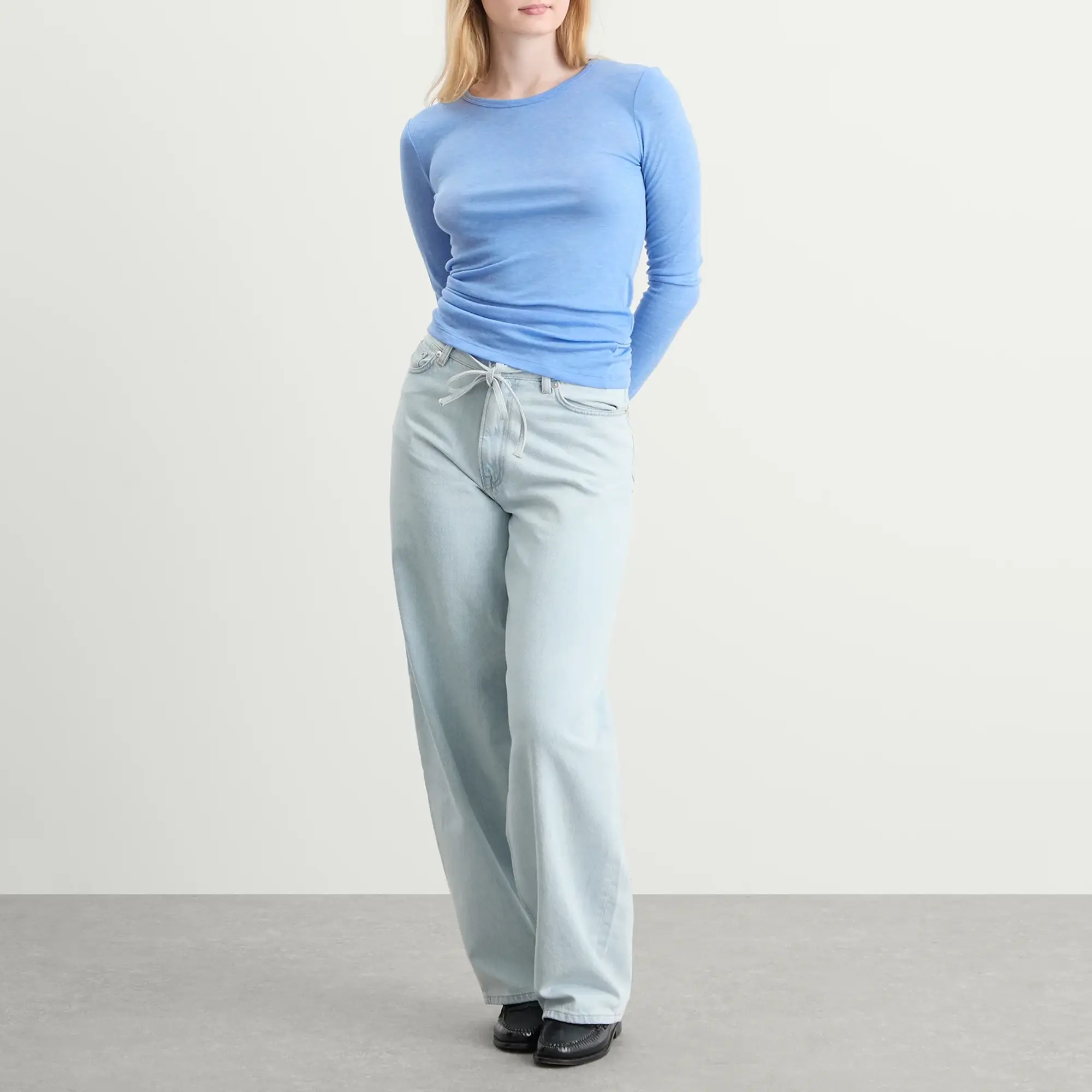 Samsøe Samsøe Women's Sadou Long Sleeve T-Shirt Della Robbia Blue