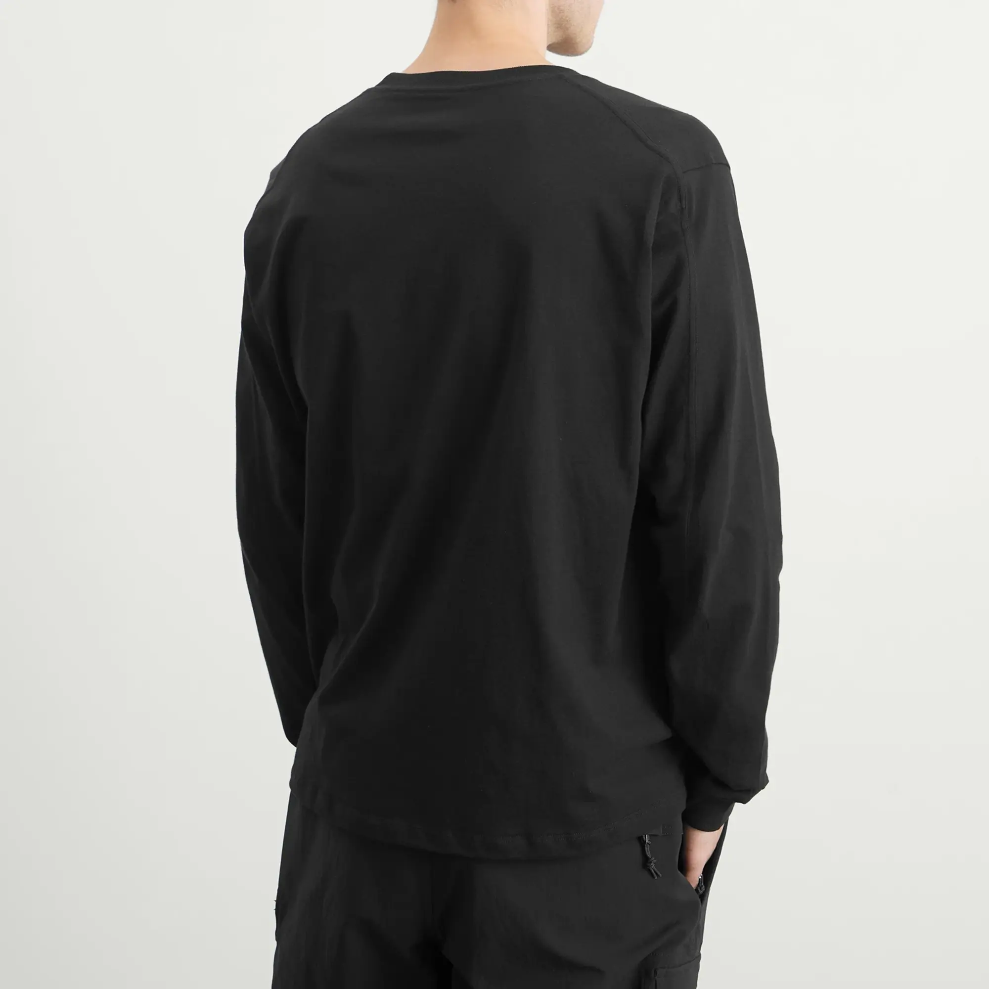 Arc'teryx Men's Kragg Cotton Long Sleeve T-shirt 24K Black