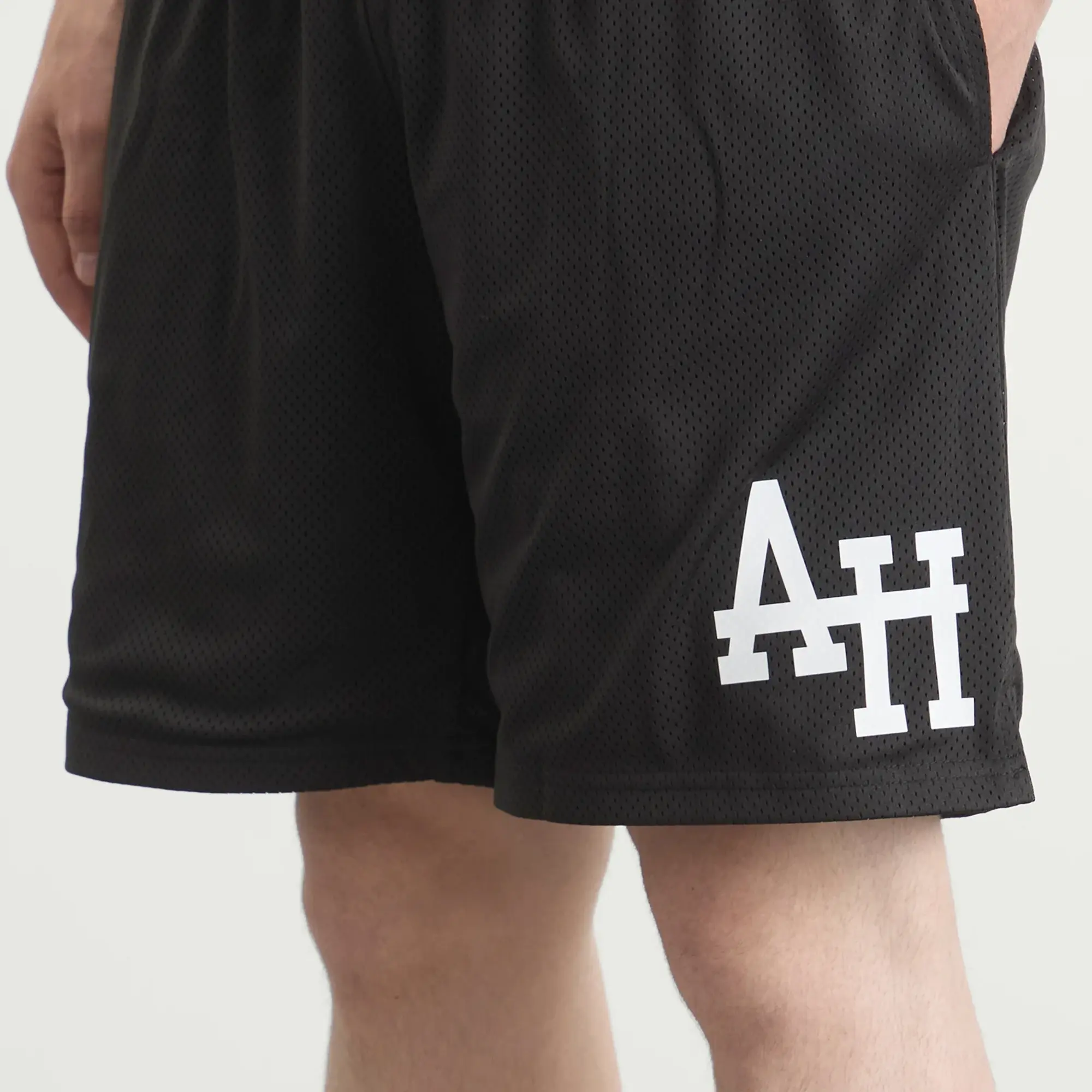 ANNIE HOOD Men's Mesh Shorts Black