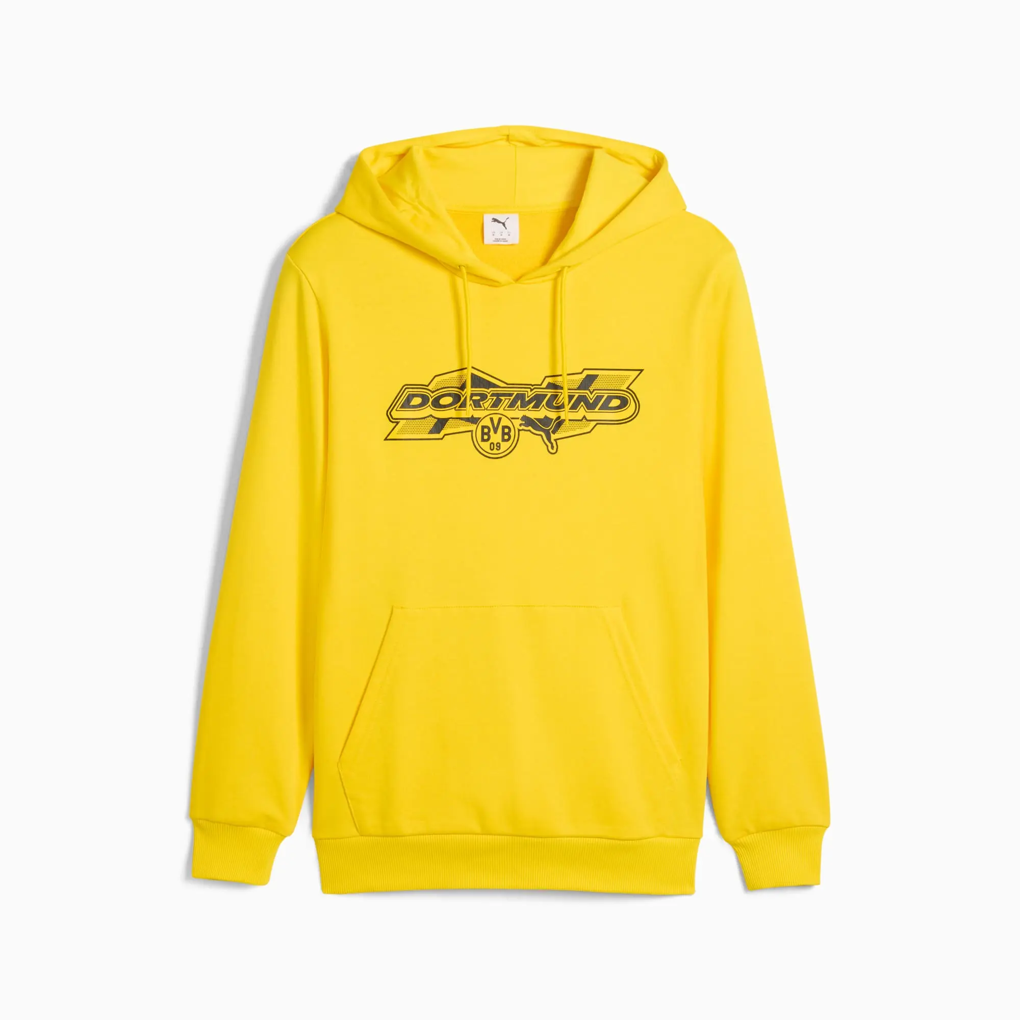 PUMA Borussia Dortmund Ftblculture Hoodie Men, Faster Yellow/Black, size 3XL