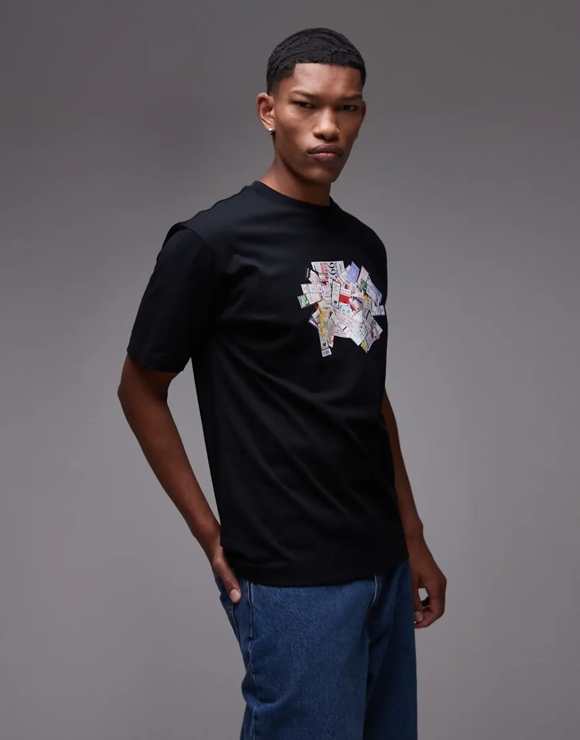 New Balance Athletics Graphic T-Shirt In Black