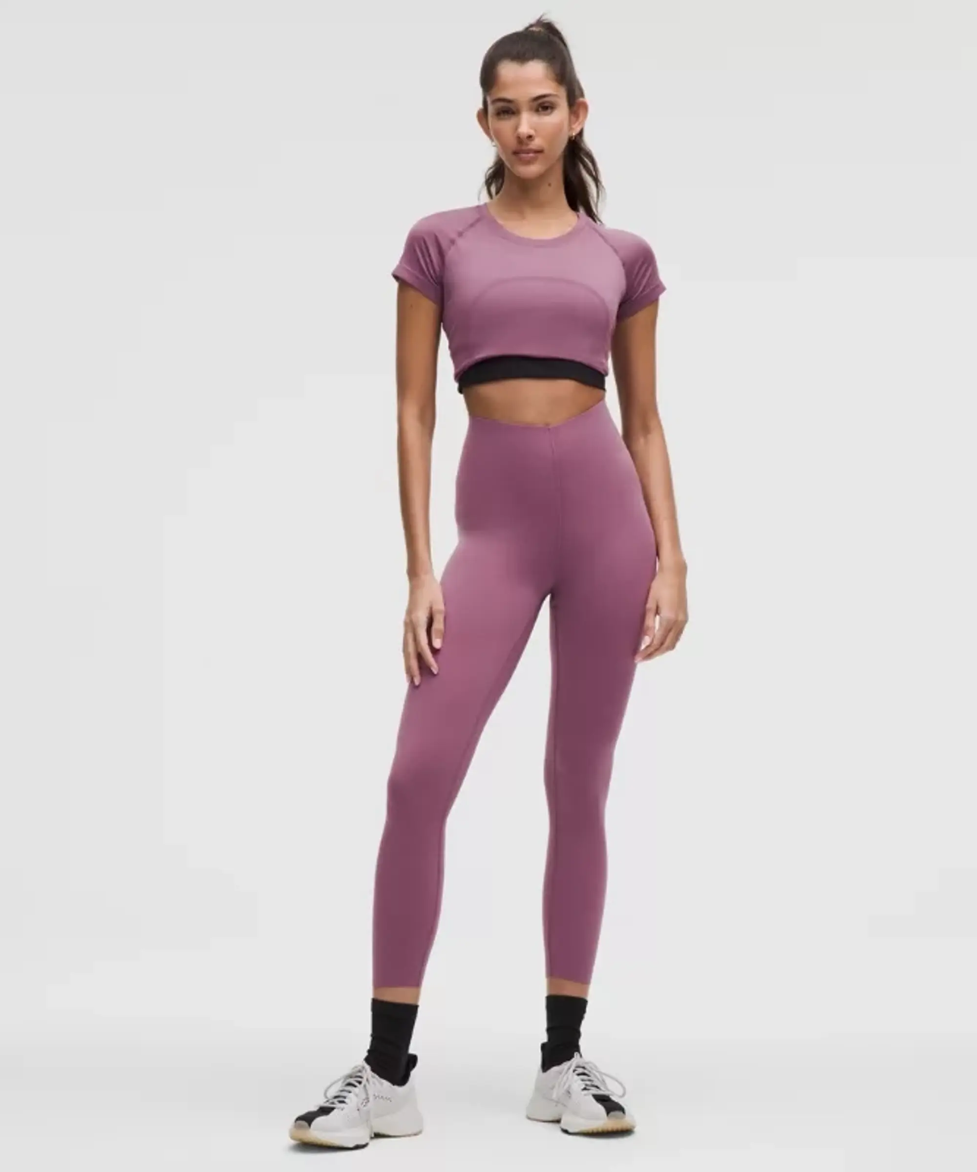 lululemon – Women's Glow Up Super-High-Rise Tight Leggings – 25" – Color Neon/Purple – Size 0
