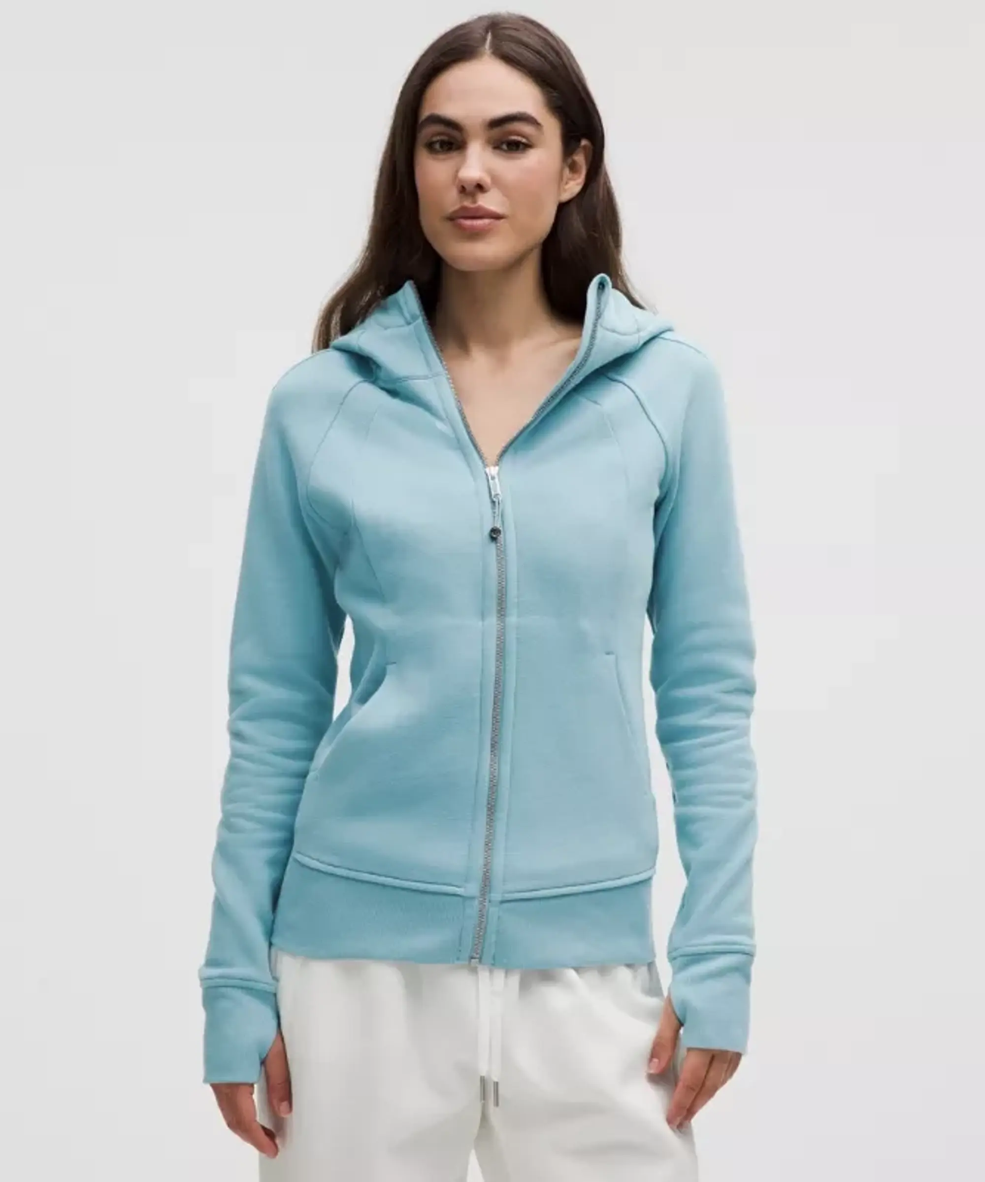 lululemon – Women's Scuba Full-Zip Hoodie – Color Blue – Size 0