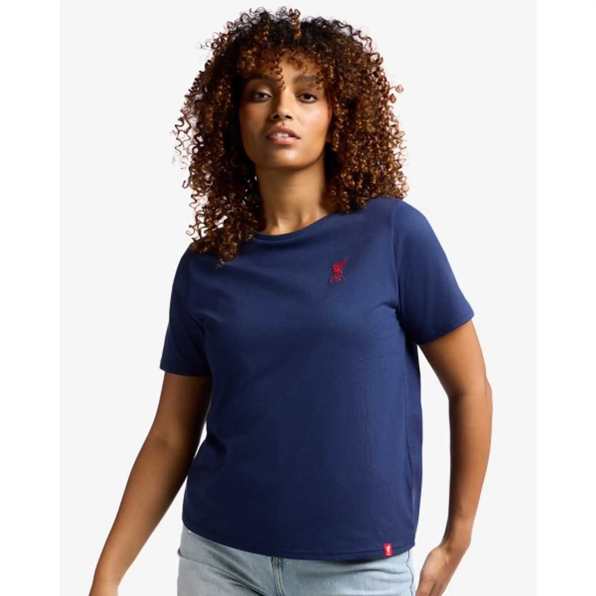 LFC Womens Liverbird Tee Navy