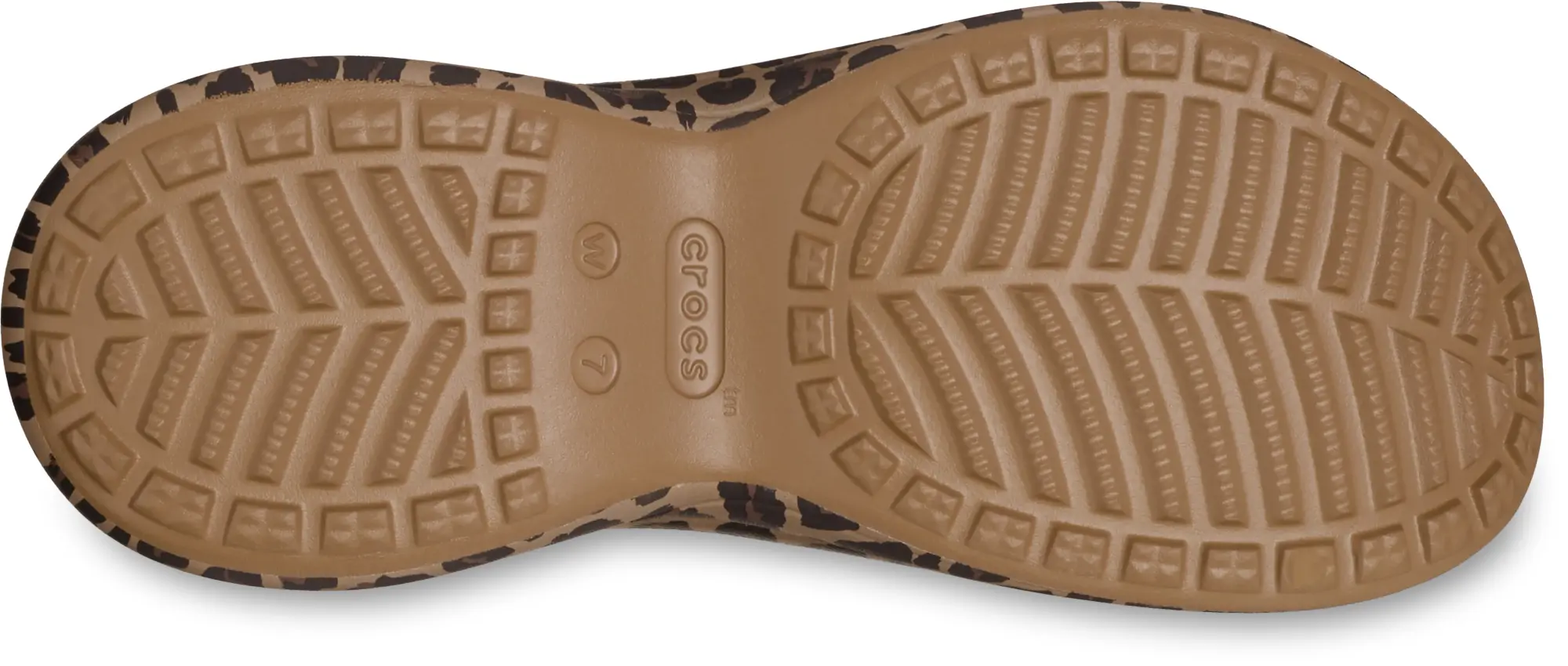 Crocs | Women | Bae Animal | Slides | Sepia / Leopard | 3