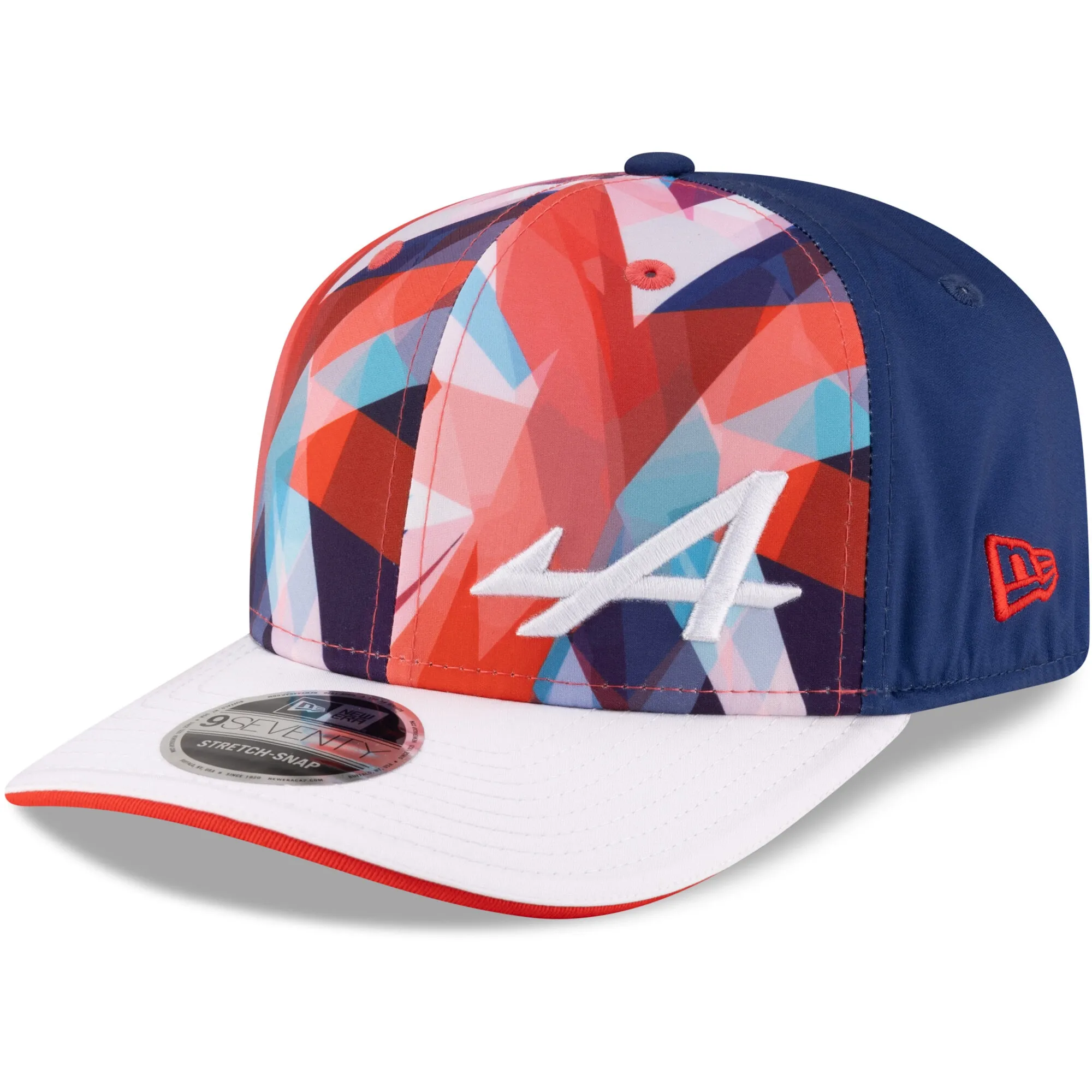 Castore New Era Alpine Silverstone 9seventy® Stretch Snap Cap - White