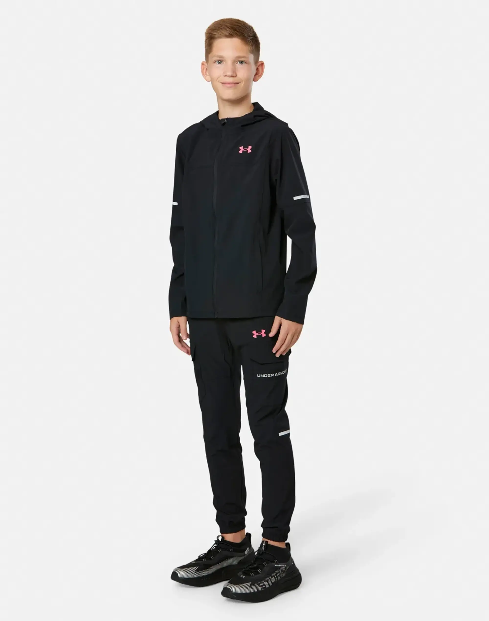 Under Armour Tech Utility Woven Unisex Track Tops - Black