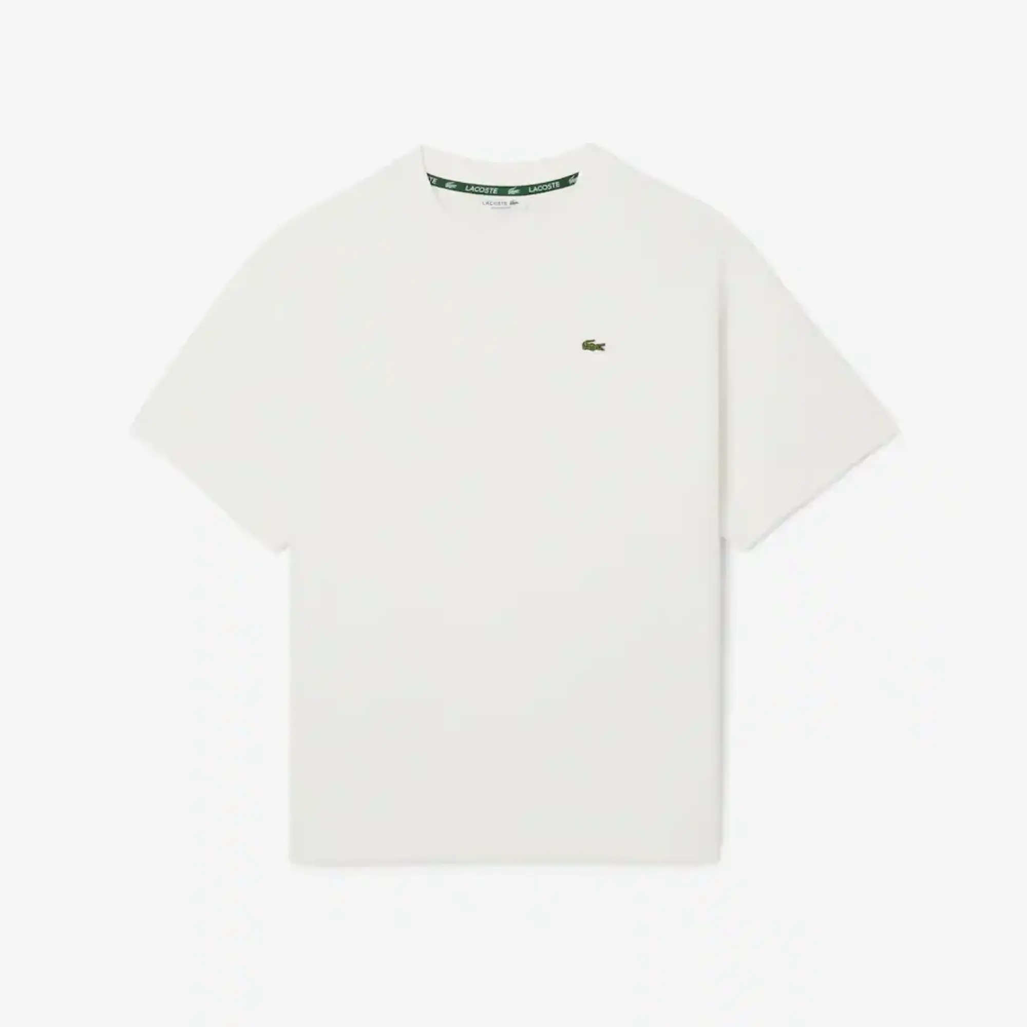 Lacoste Oversized Double Face Piqué T-shirt - White