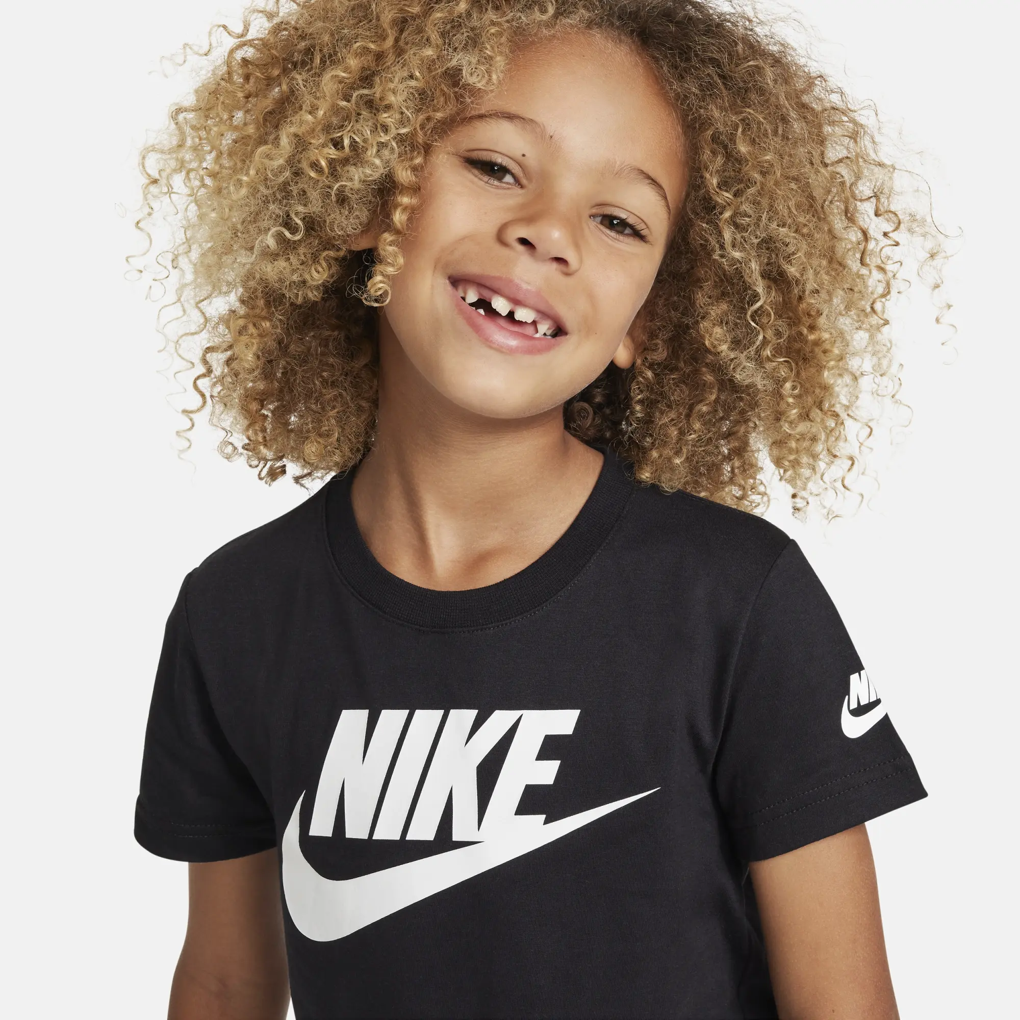 Nike Younger Kids' T-Shirt - Black - Cotton