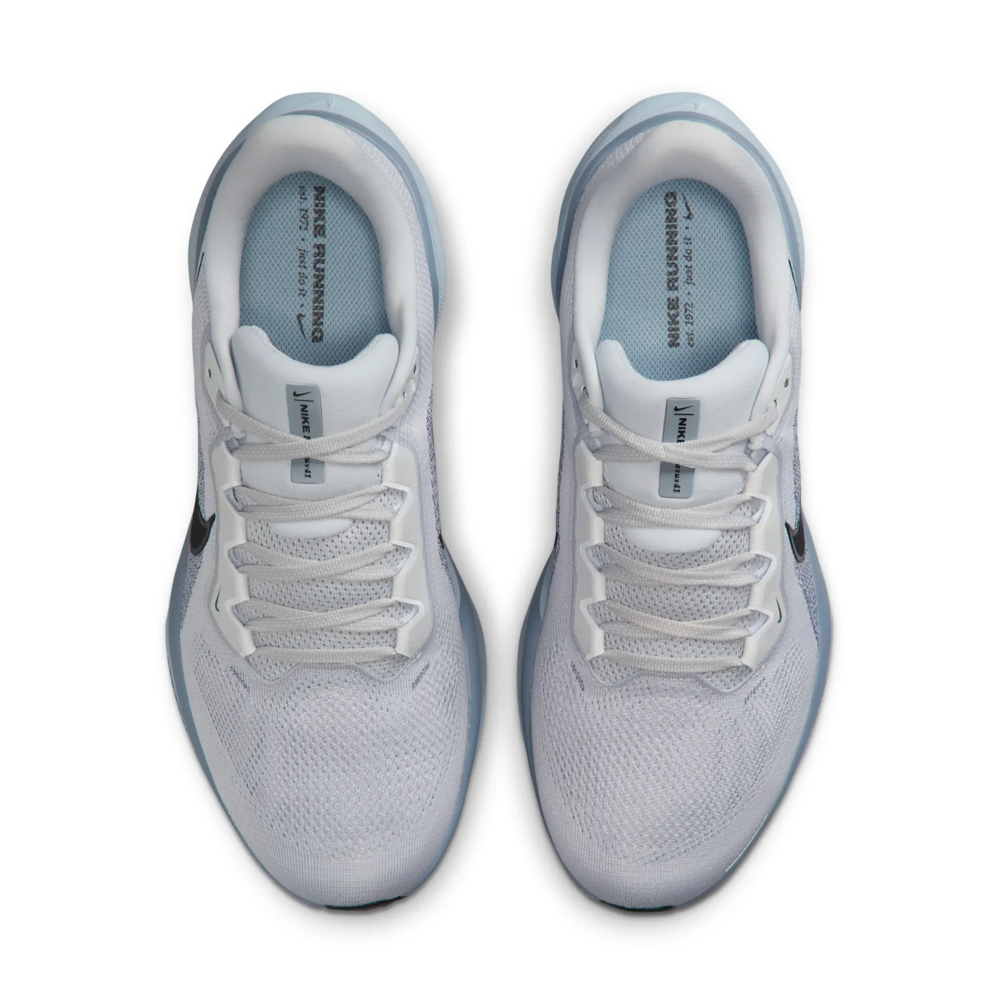 Nike Pegasus 41 Men's Road Running Shoes (Extra Wide) - Grey
