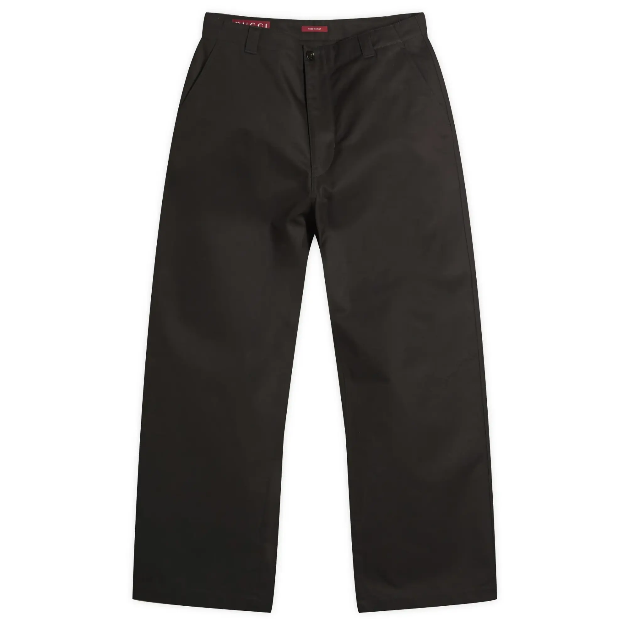 Gucci Men's Cotton Twill Trouser Black