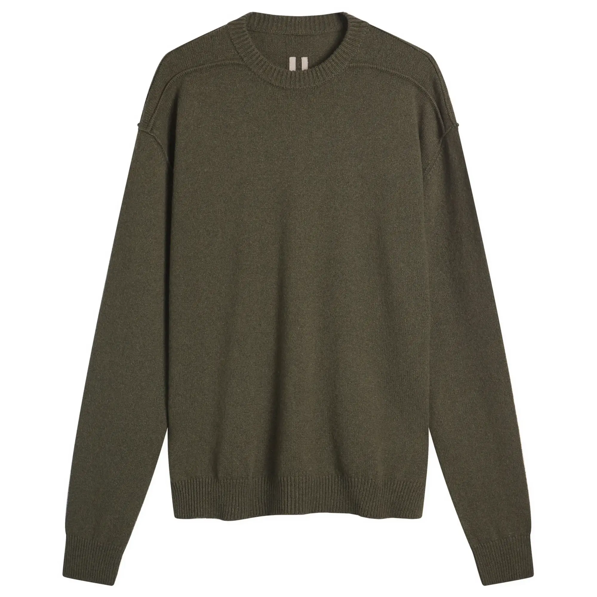 Rick Owens Men's Round Neck Knit Crew Bosco