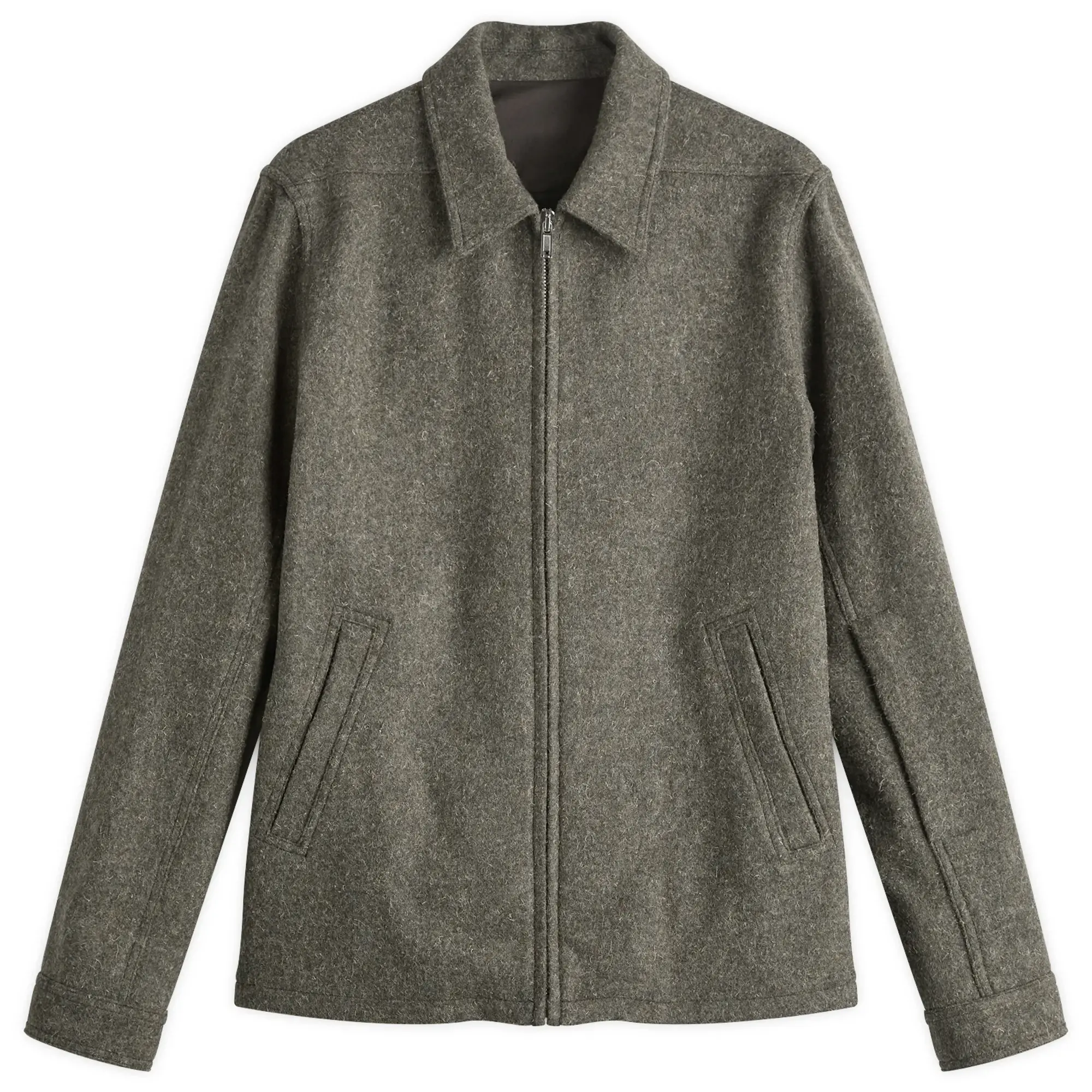 Rick Owens Men's Brad Wool Jacket Bosco