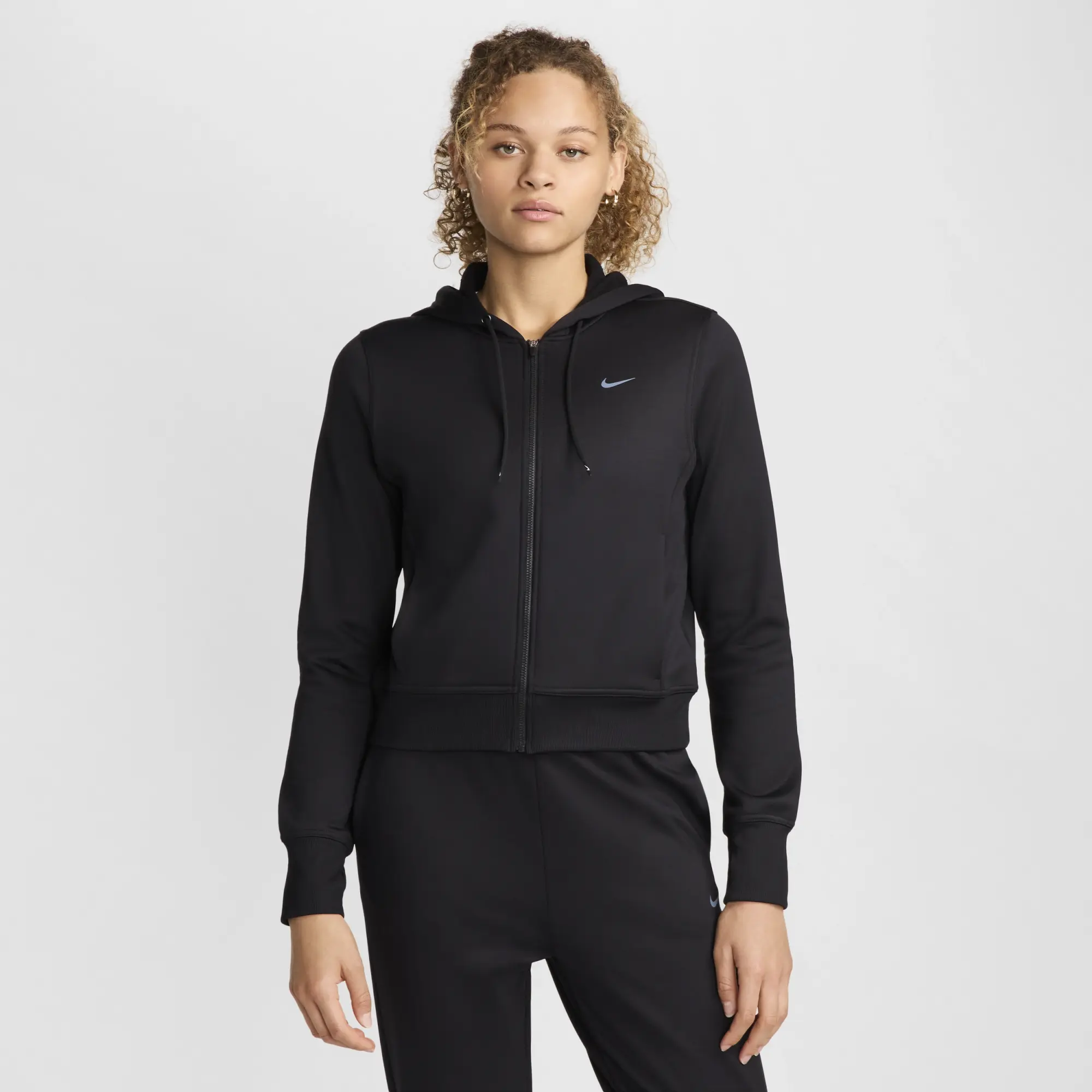 Nike Women's One Therma- Fit Hoodie Black