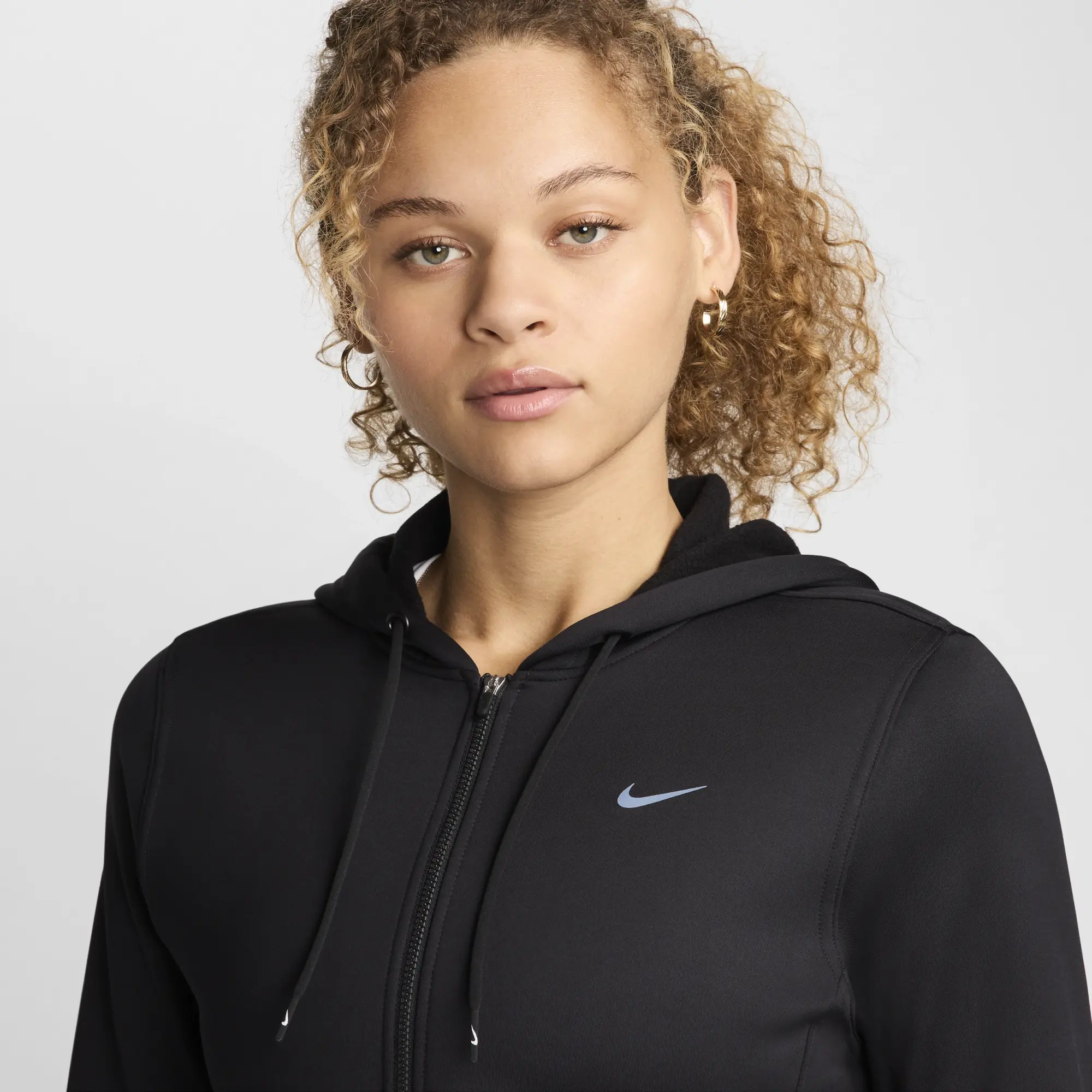 Nike Women's One Therma- Fit Hoodie Black