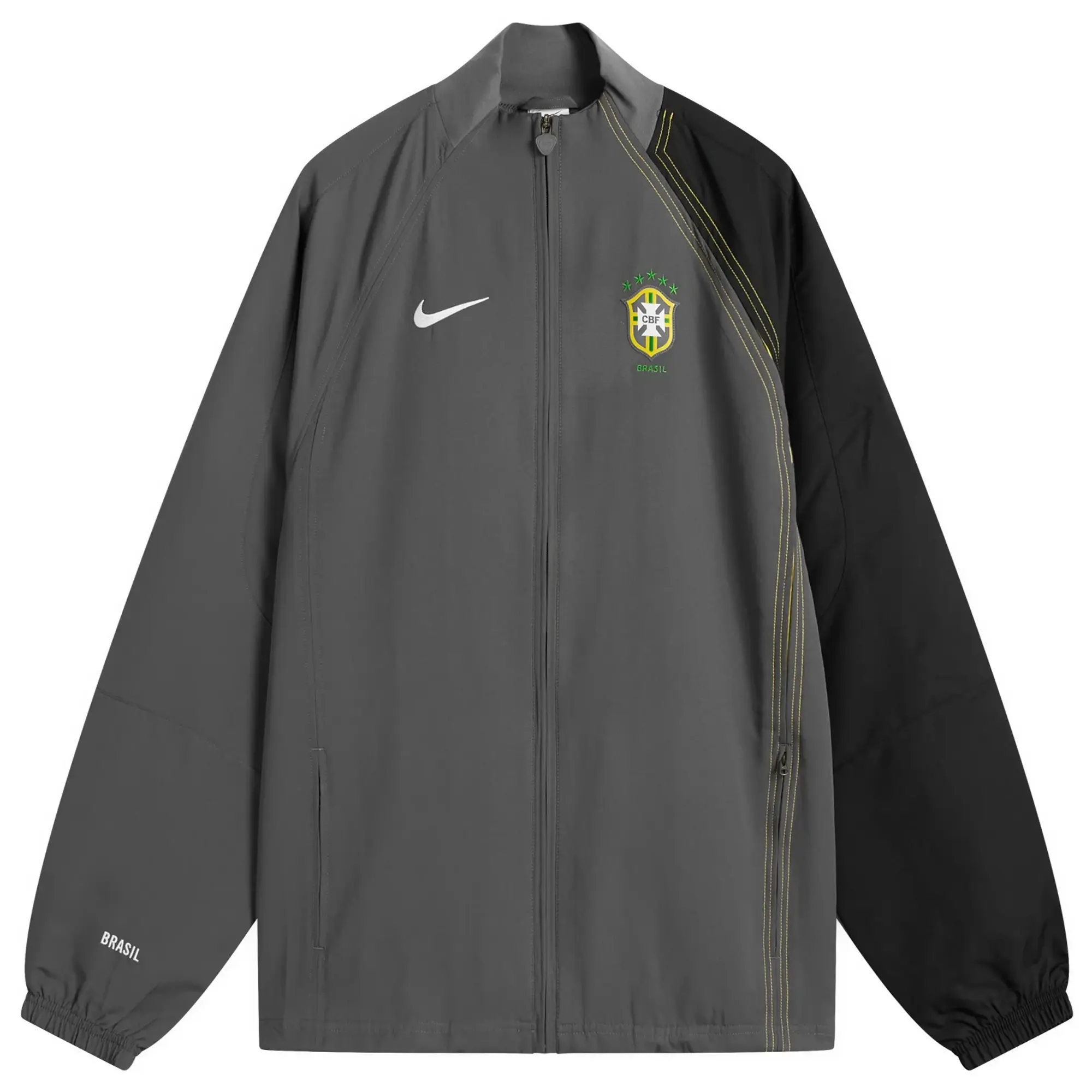 Nike Brazil Reissue Track Jacket Grey/Yellow/White