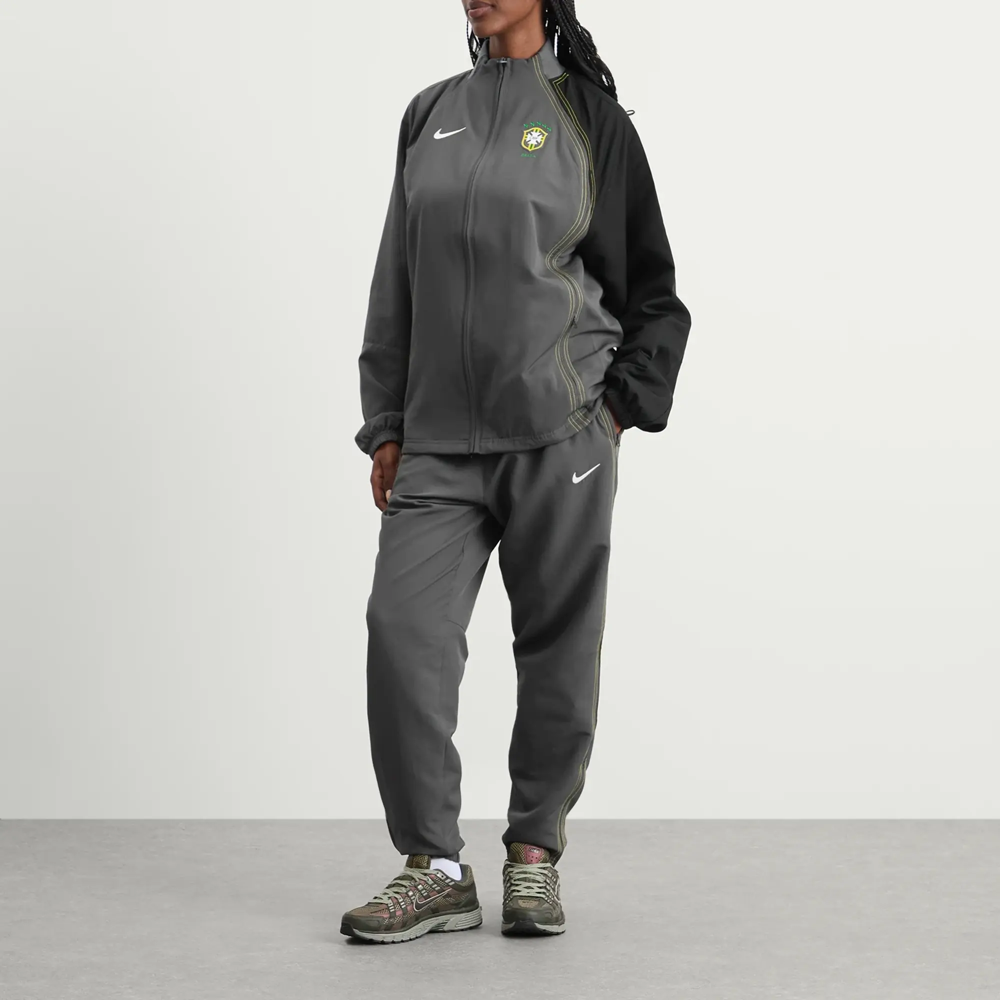 Nike Brazil Reissue Track Jacket Grey/Yellow/White