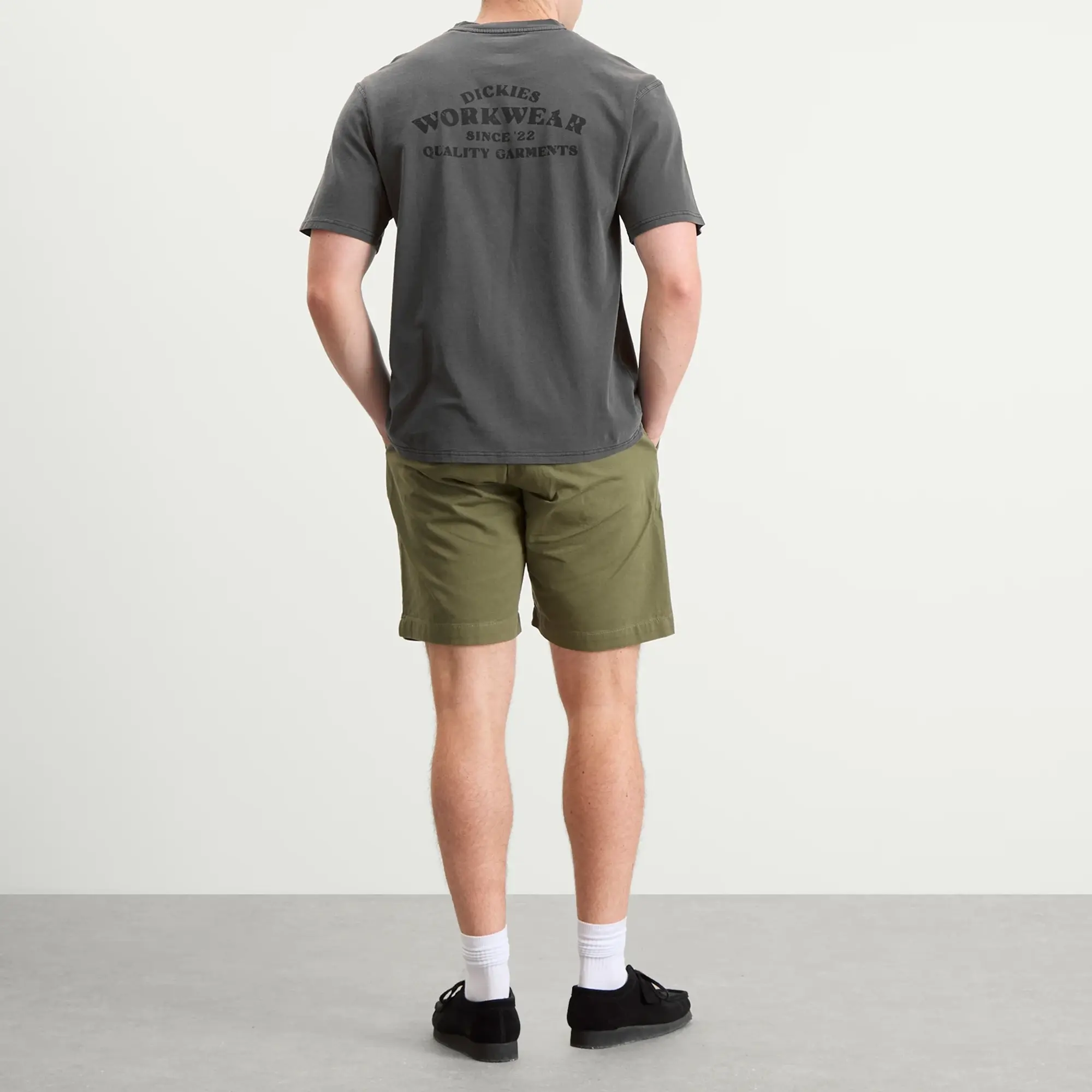 Dickies Men's Christiana Garment Dyed T-Shirt Black