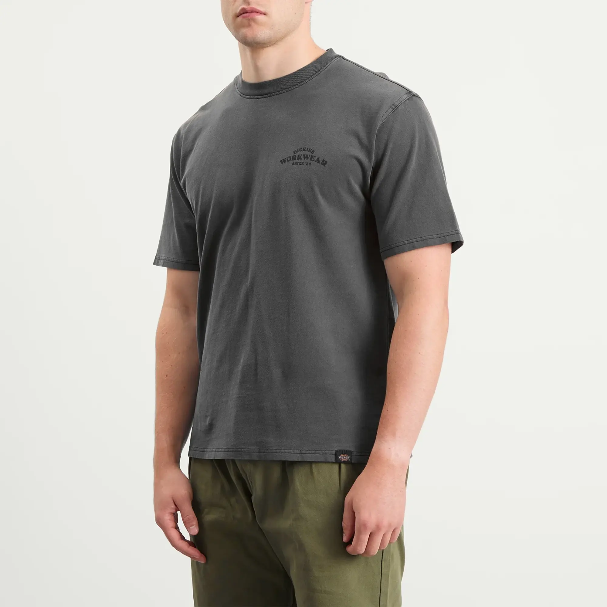 Dickies Men's Christiana Garment Dyed T-Shirt Black