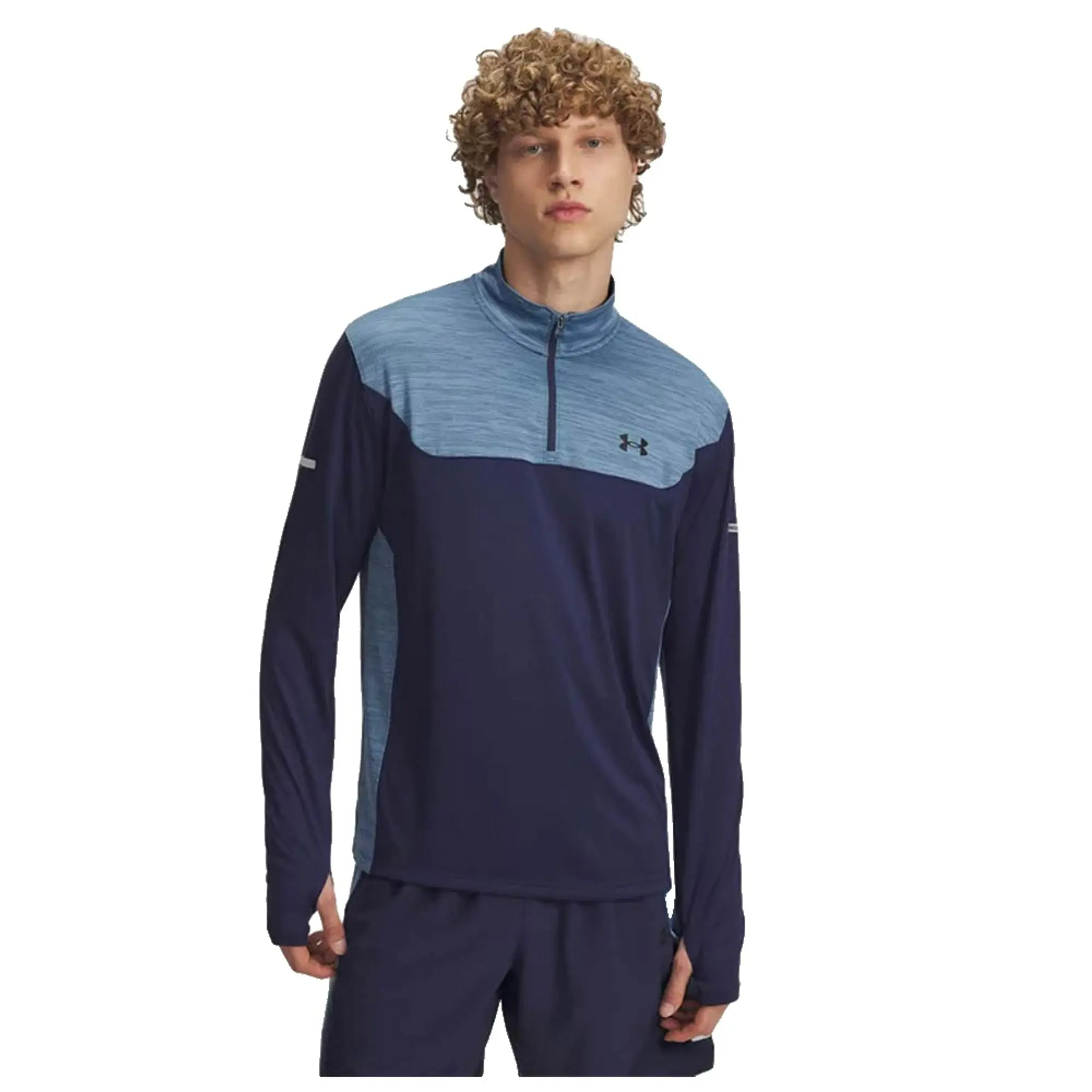 Under Armour  Tech™ Utility Men's ¼ Zip Washed Navy / Blue Smoke / Black M