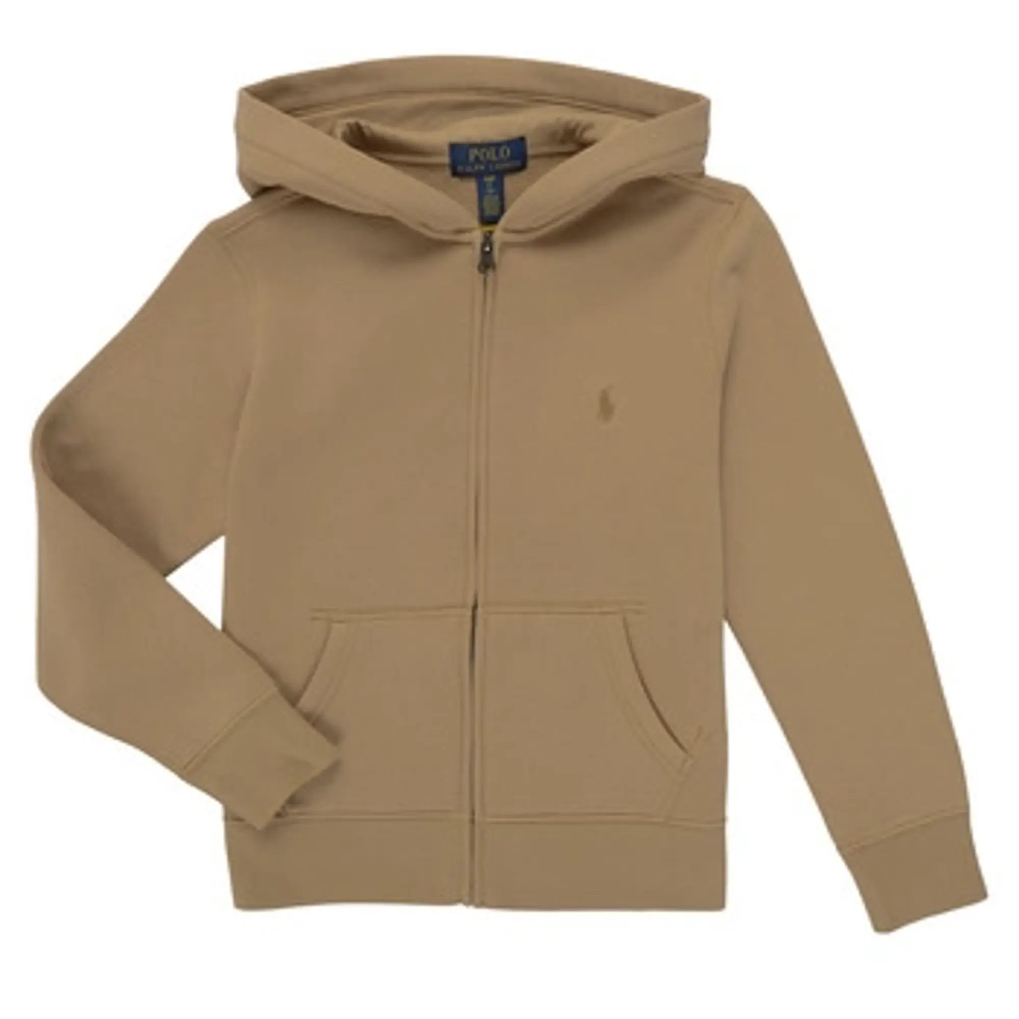 Polo Ralph Lauren  FZ HOOD-TOPS-KNIT  girls's Children's Sweatshirt in Beige