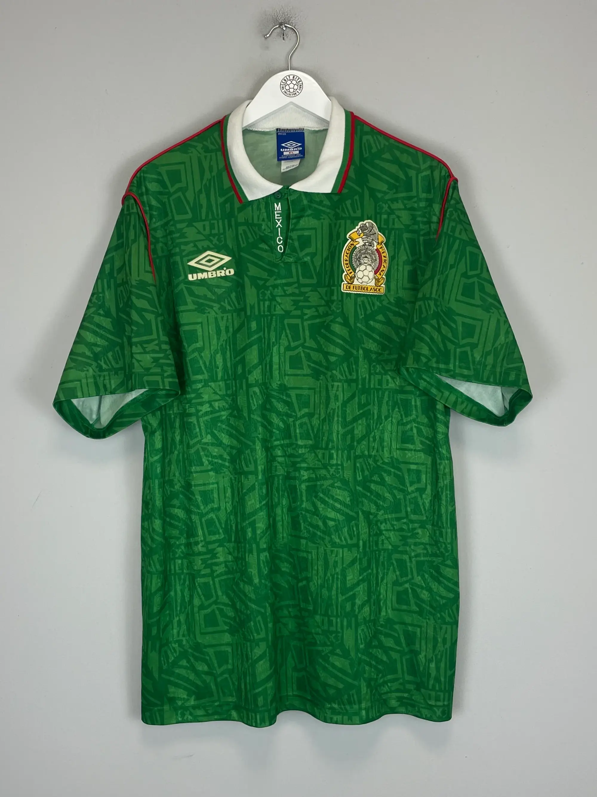 1994/96 MEXICO HOME SHIRT (XL) UMBRO | Cult Kits