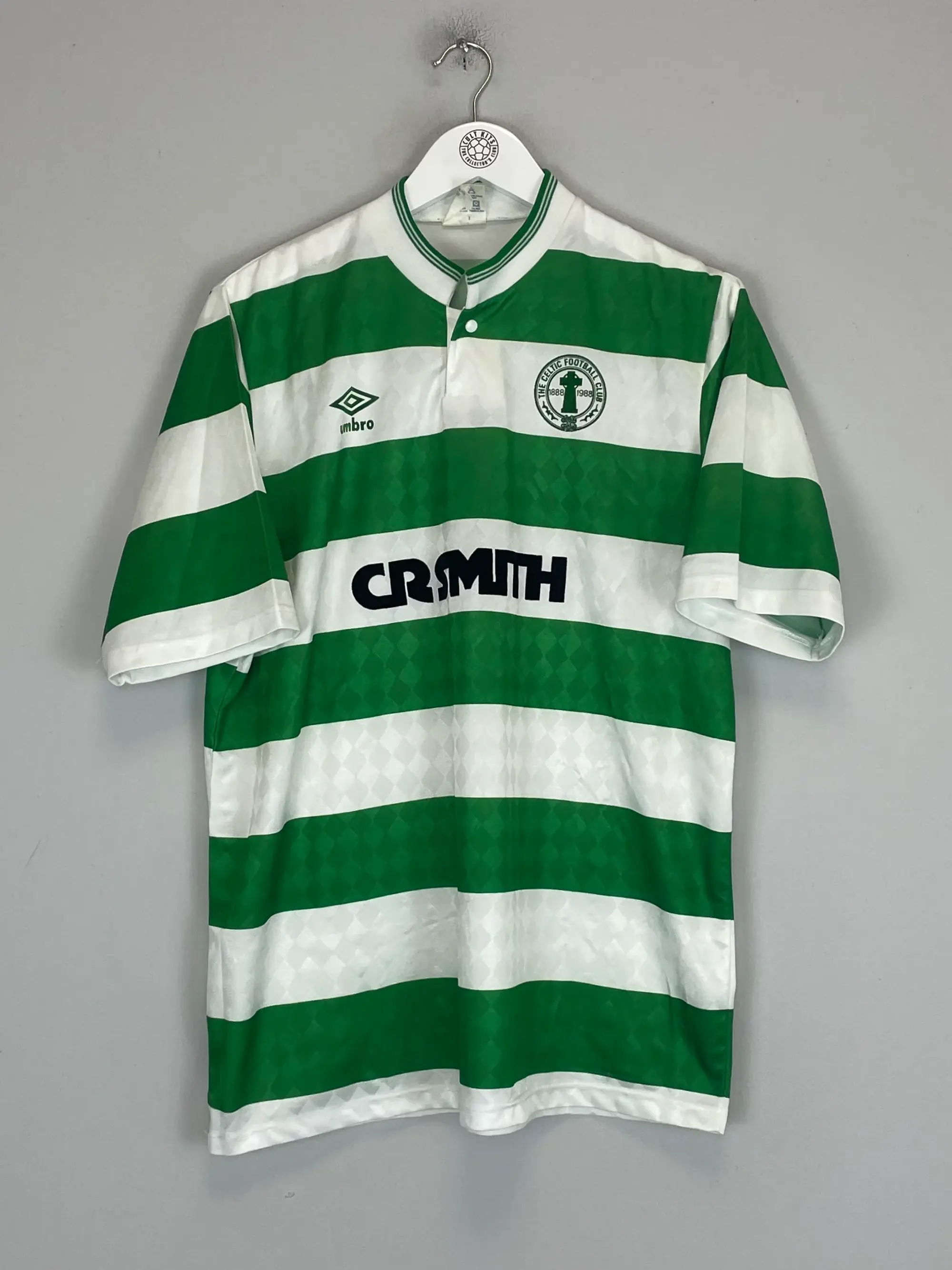 1987/89 CELTIC CENTENARY HOME SHIRT (L) UMBRO | Cult Kits
