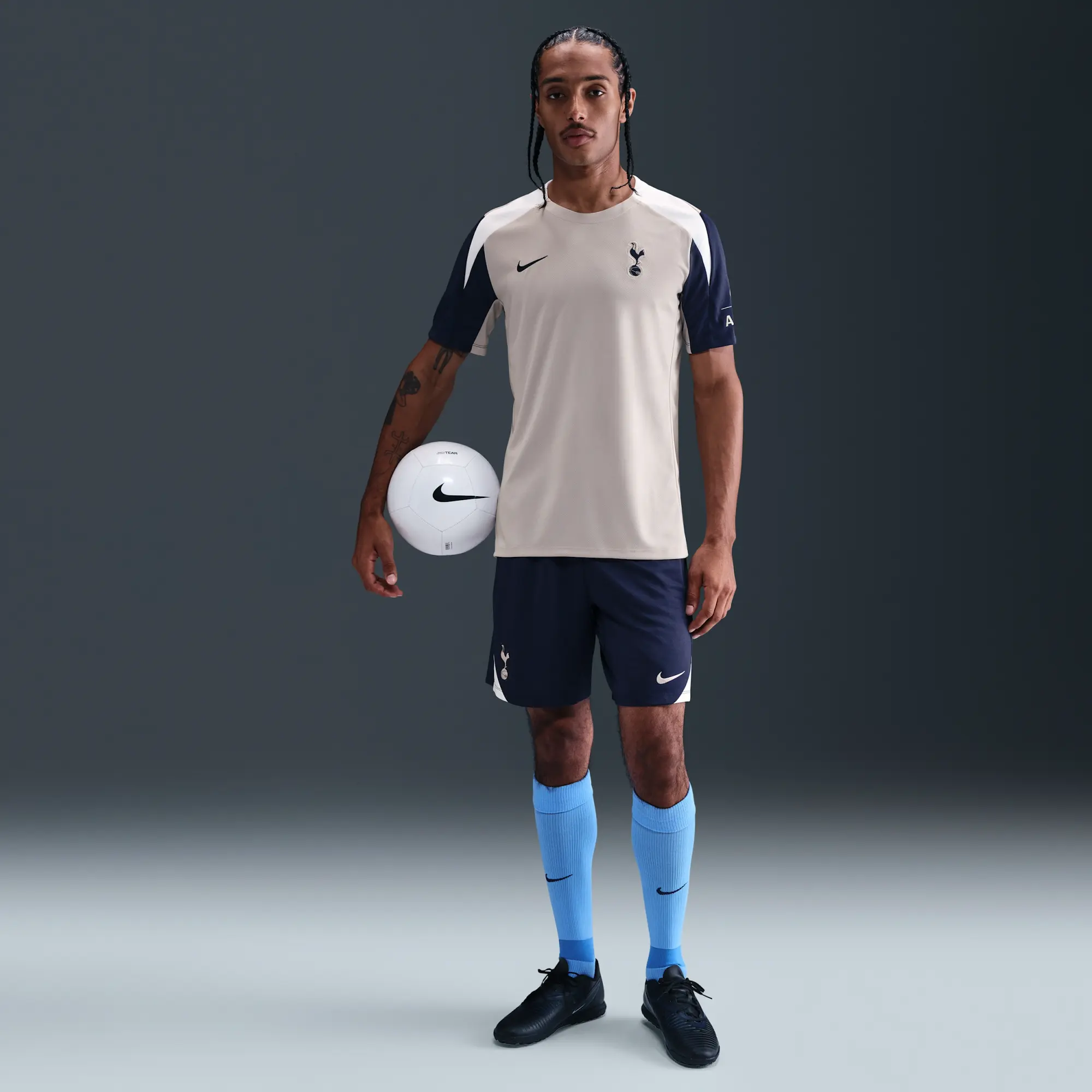 Tottenham Hotspur Strike Men's Nike Dri-FIT Football Knit Shorts - Blue - Polyester