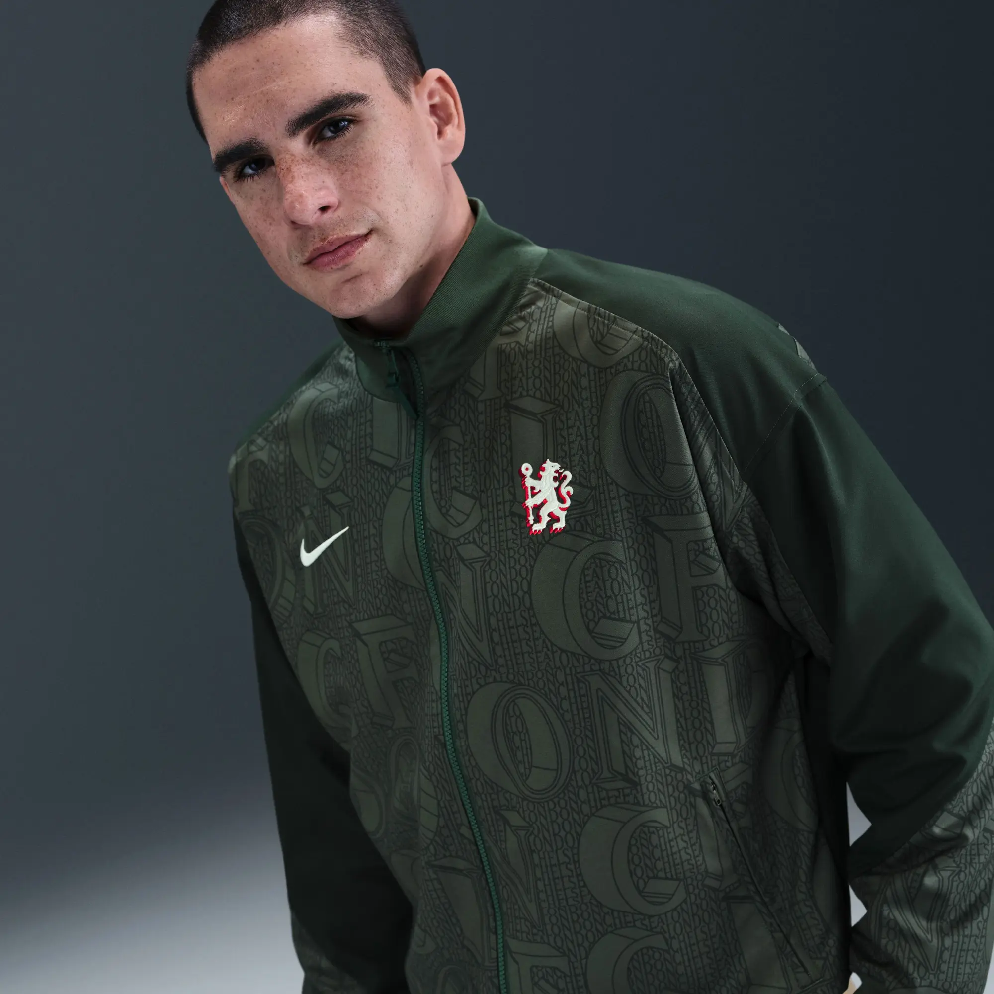 Nike Chelsea Dri-Fit Strike Anthem Jacket - Dark Green - 2025-2026