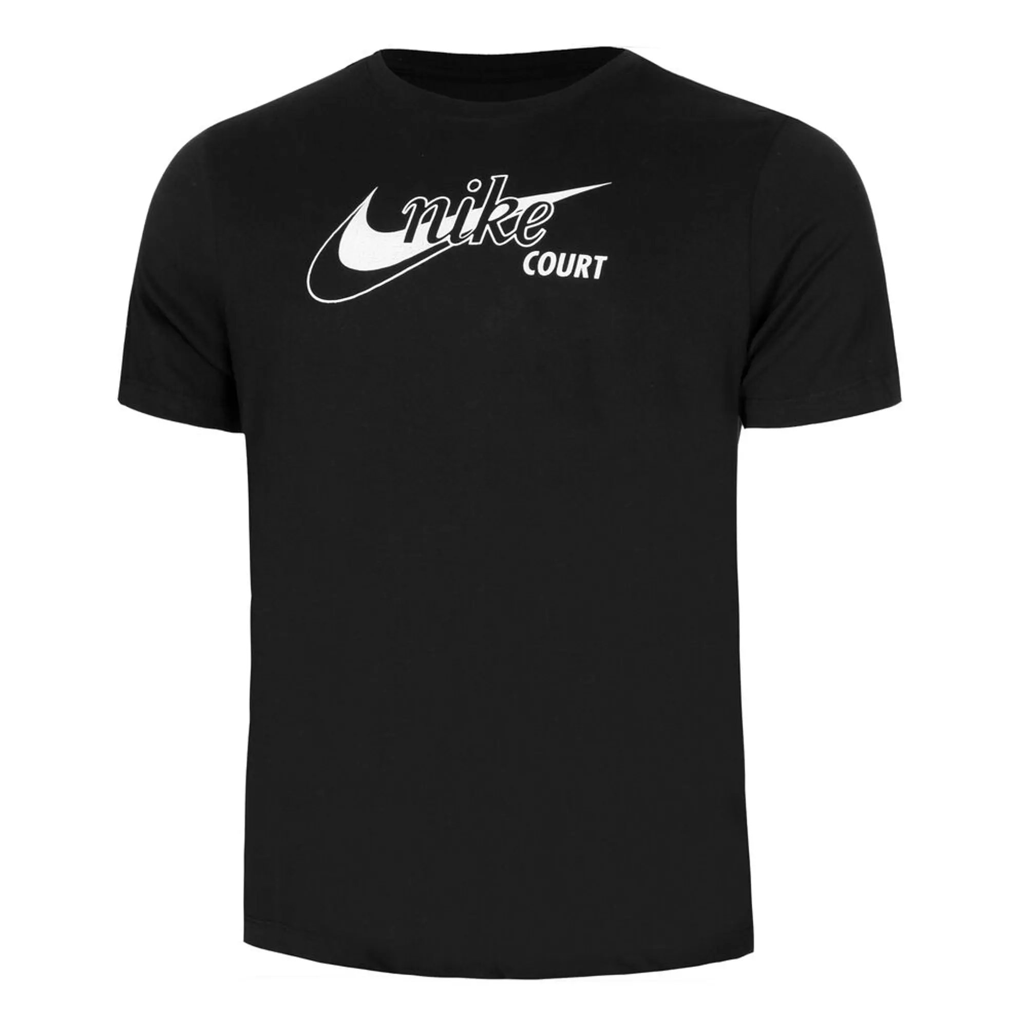 Nike Dri-Fit Swoosh T-Shirt Men - Black, White