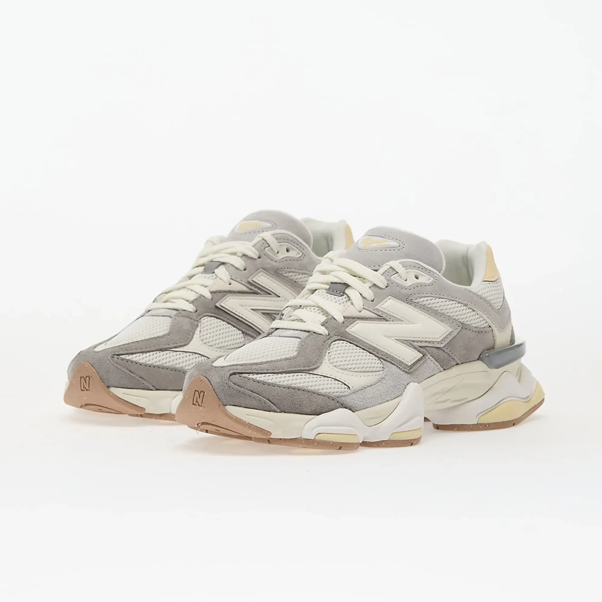 New Balance Unisex 9060 in Grey/Beige Suede/Mesh