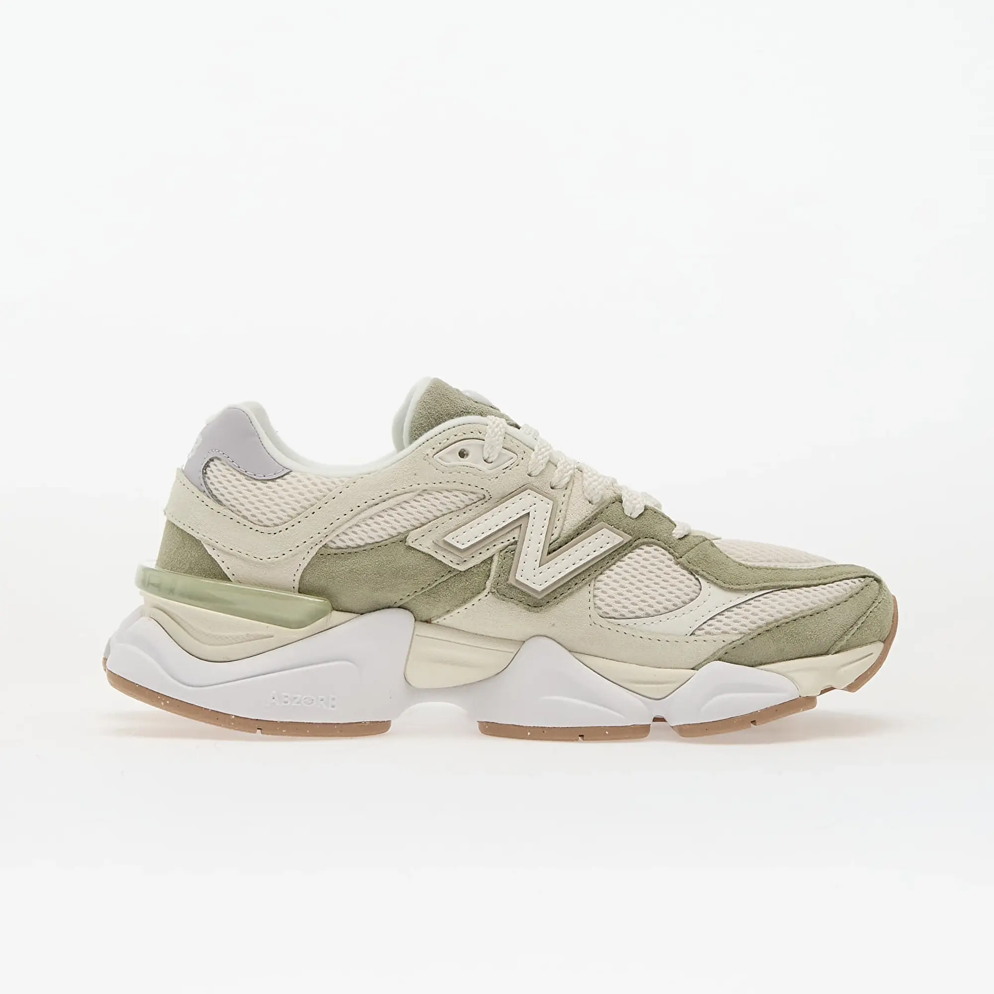 New Balance Unisex 9060 in Green/Grey Suede/Mesh