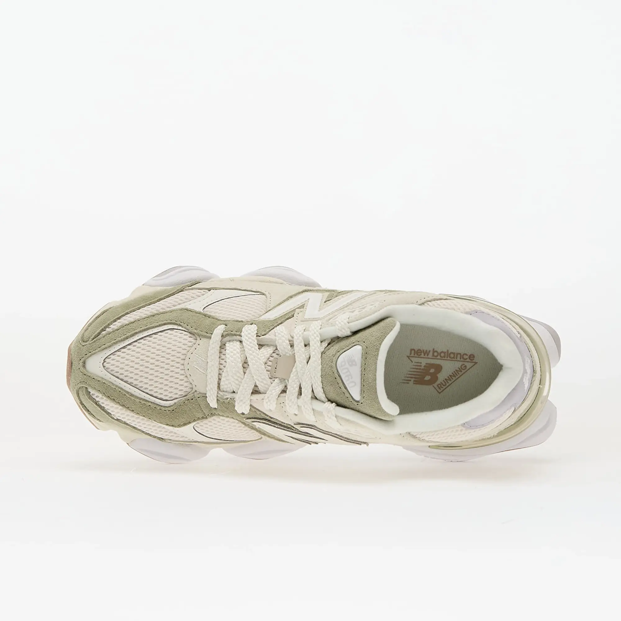 New Balance Unisex 9060 in Green/Grey Suede/Mesh